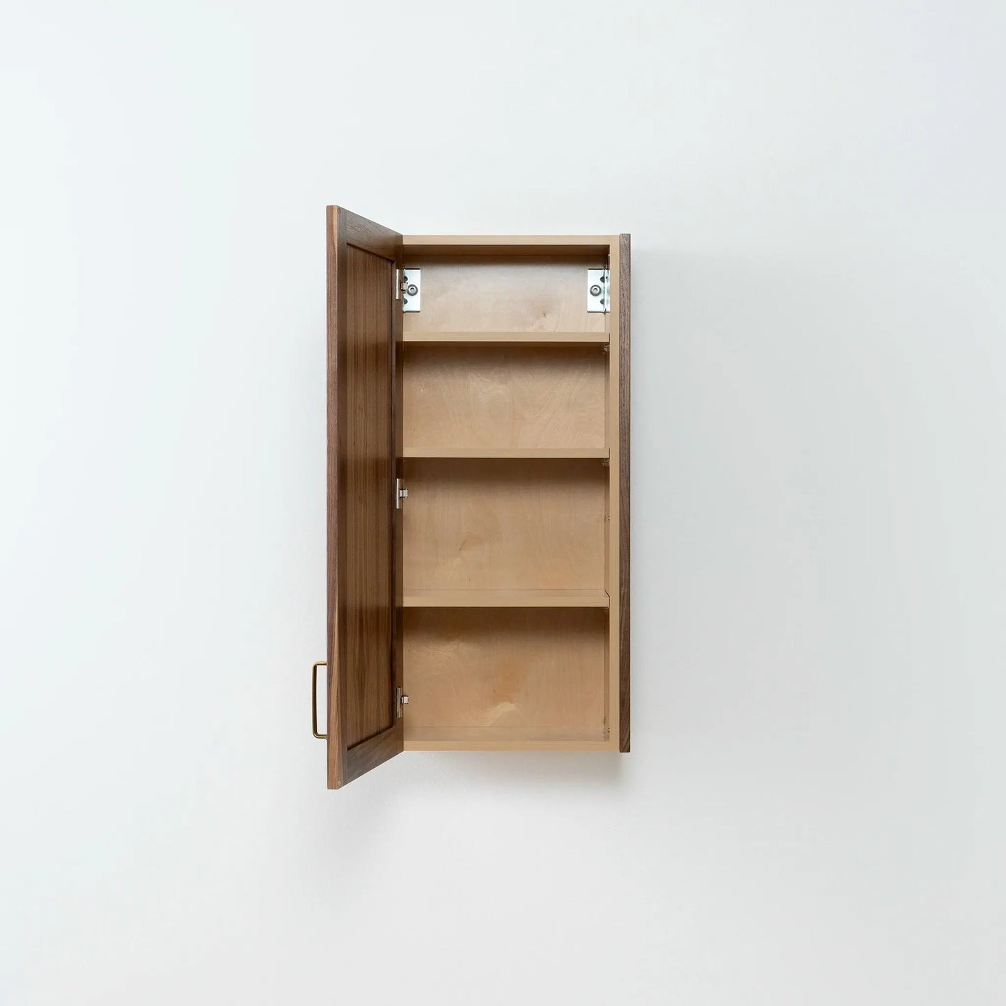 Bridgeport American Black Walnut Wall Cabinet - Teodor Vanities