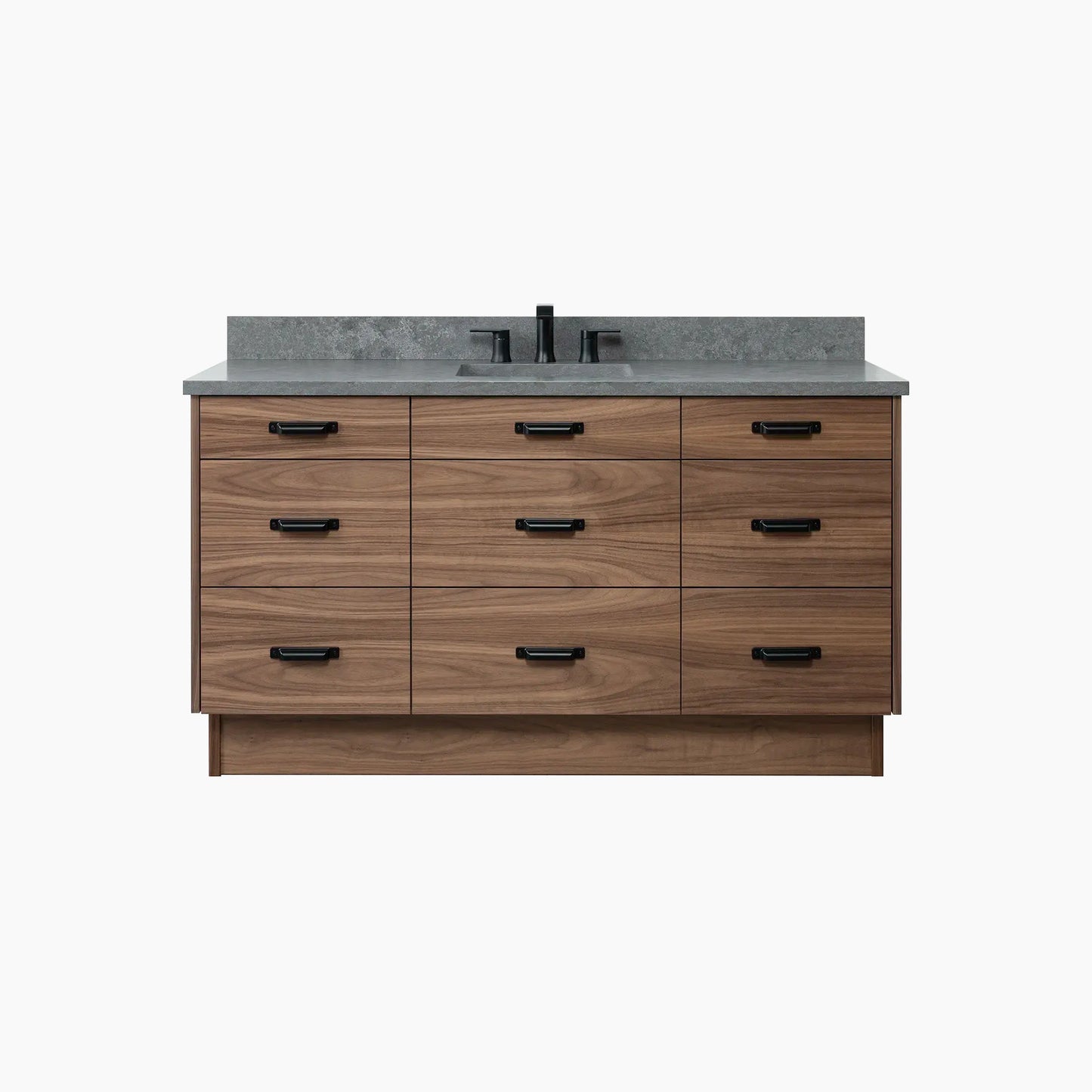 Asher 60" American Black Walnut Bathroom Vanity