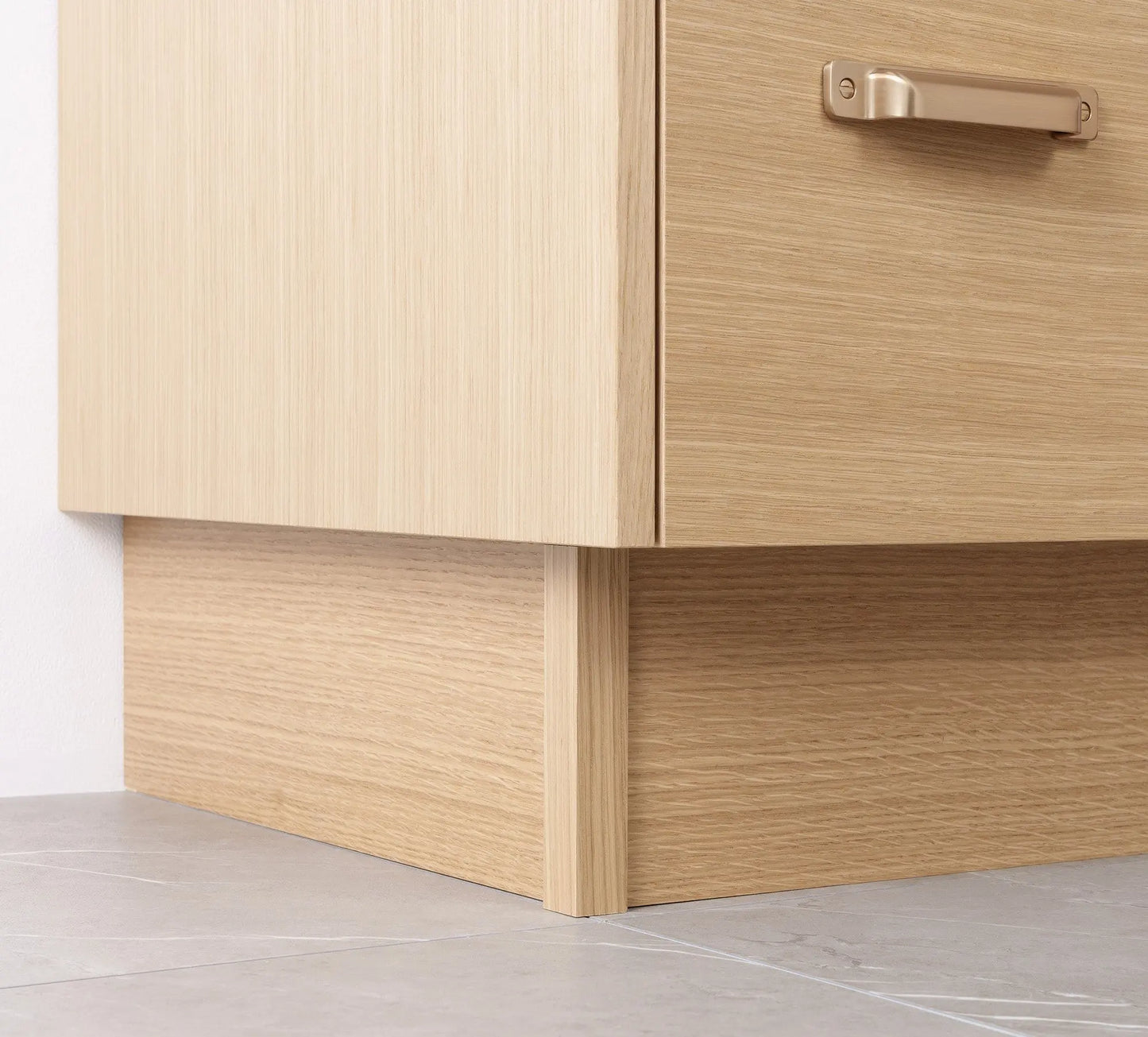 Ashbury SLIM 24" Natural White Oak Bathroom Vanity - All Drawers Teodor Bathroom Vanity Canada