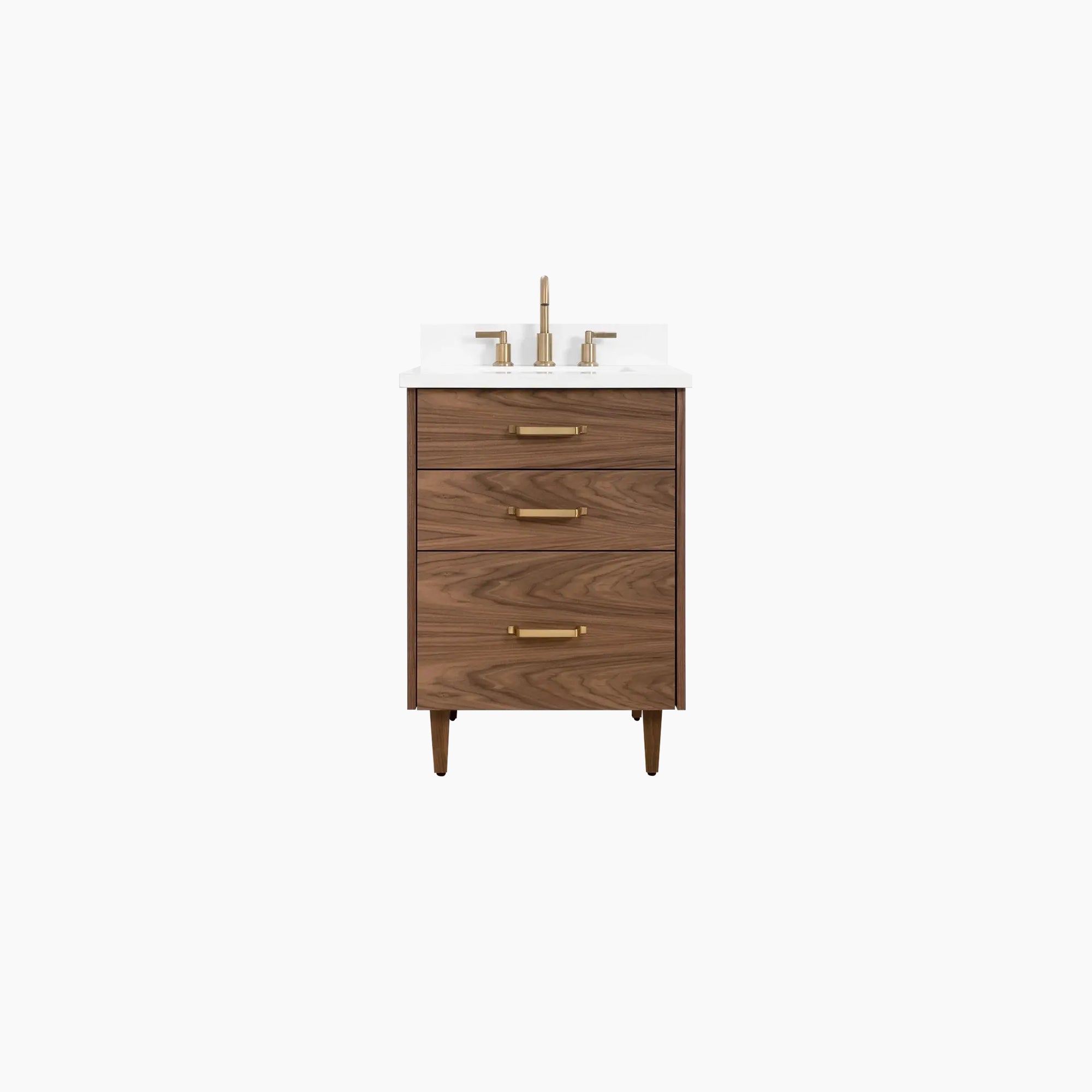 Austin SLIM 24 American Black Walnut Bathroom Vanity