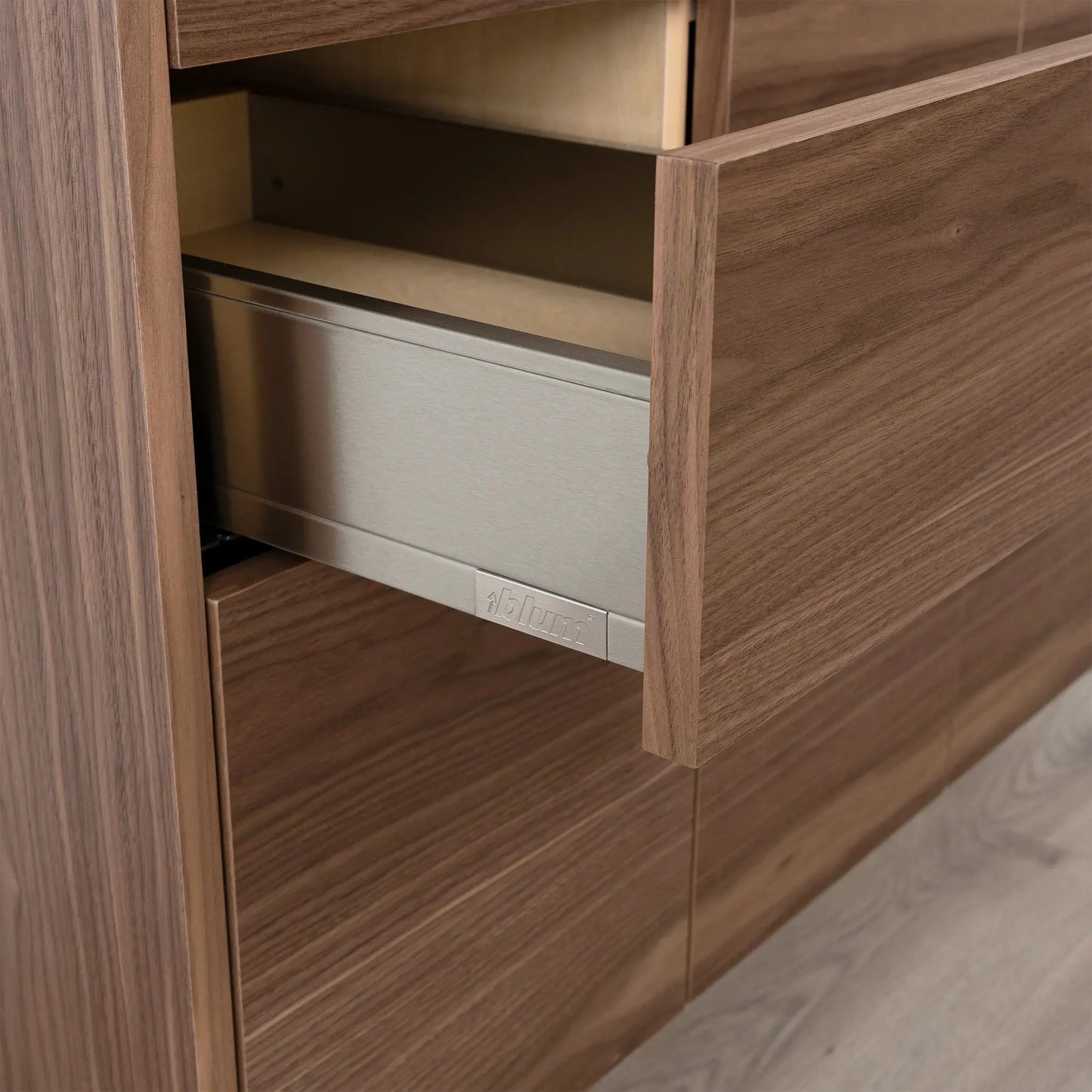 Austin Stainless SLIM 48" American Black Walnut Bathroom Vanity Teodor Bathroom Vanity Canada