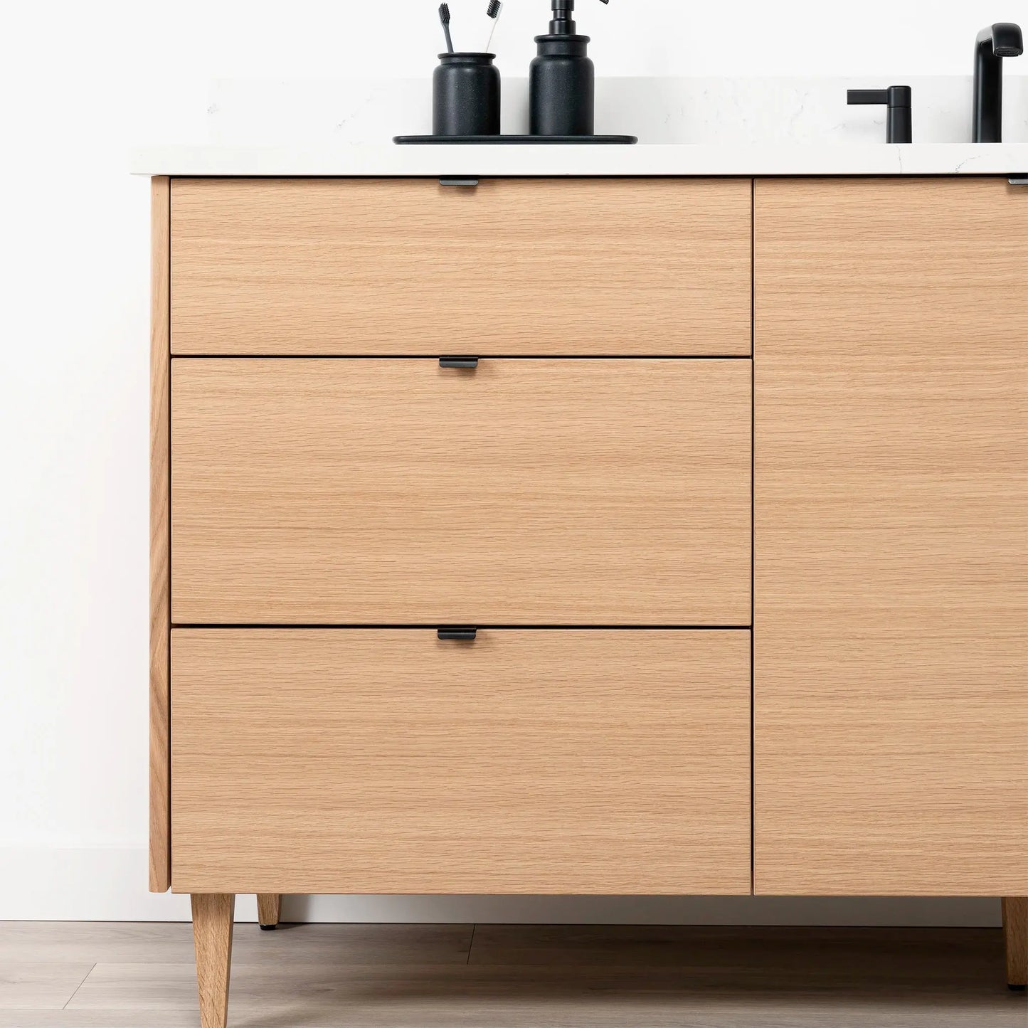 Ashbury SLIM 72" Natural White Oak Bathroom Vanity Teodor Bathroom Vanity Canada