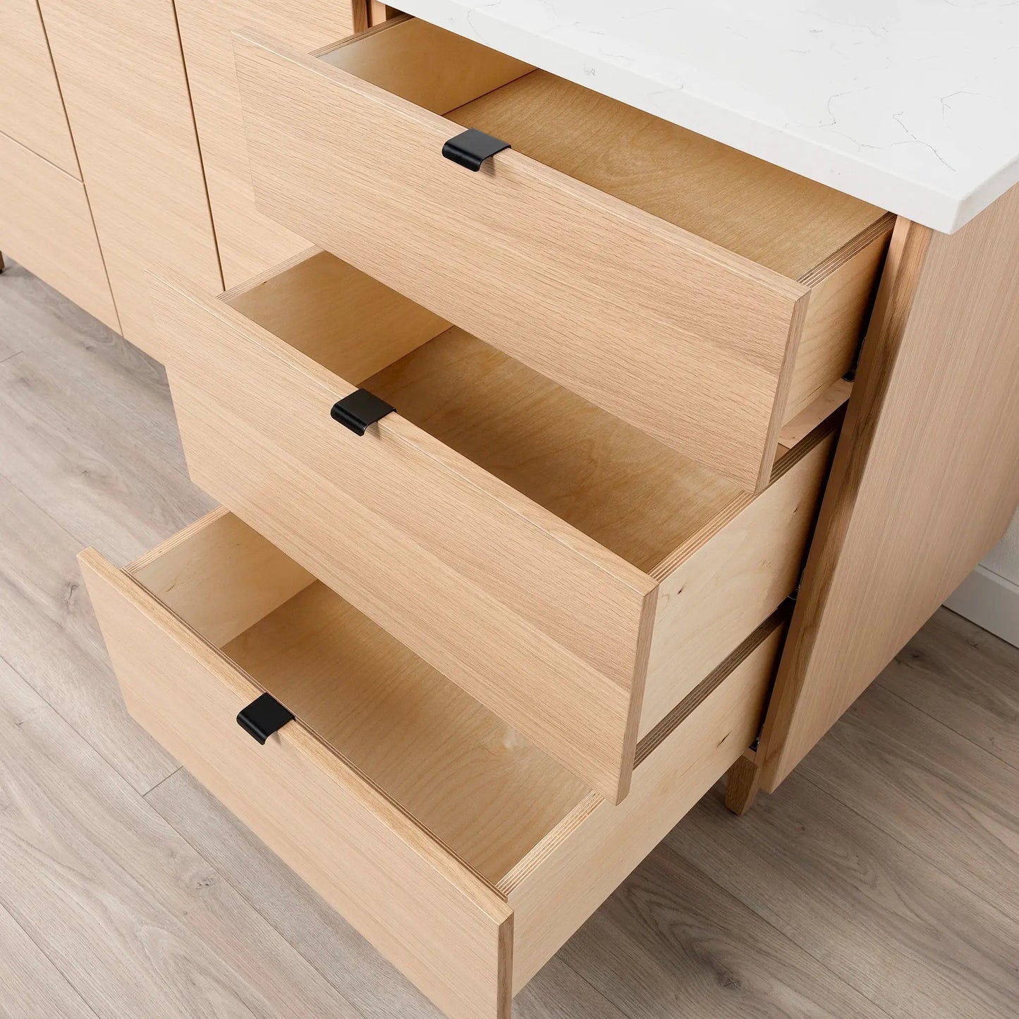 Ashbury SLIM 72" Natural White Oak Bathroom Vanity Teodor Bathroom Vanity Canada