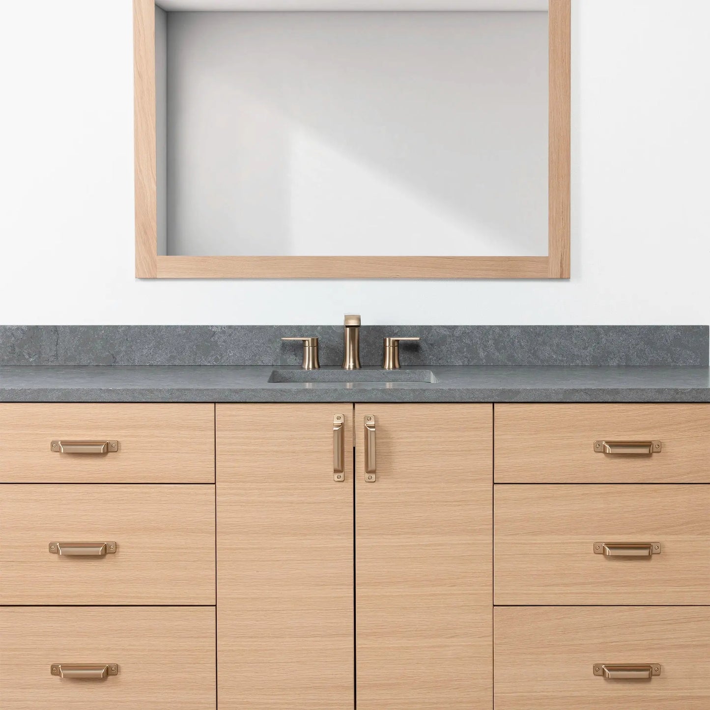 Ashbury SLIM 72" Natural White Oak Bathroom Vanity Teodor Bathroom Vanity Canada