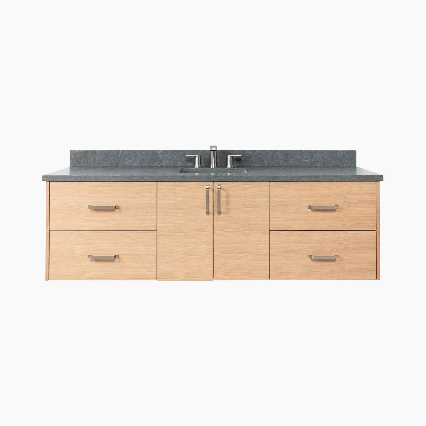 Ashbury SLIM 72" Wall Mount Natural White Oak Bathroom Vanity Teodor Bathroom Vanity Canada