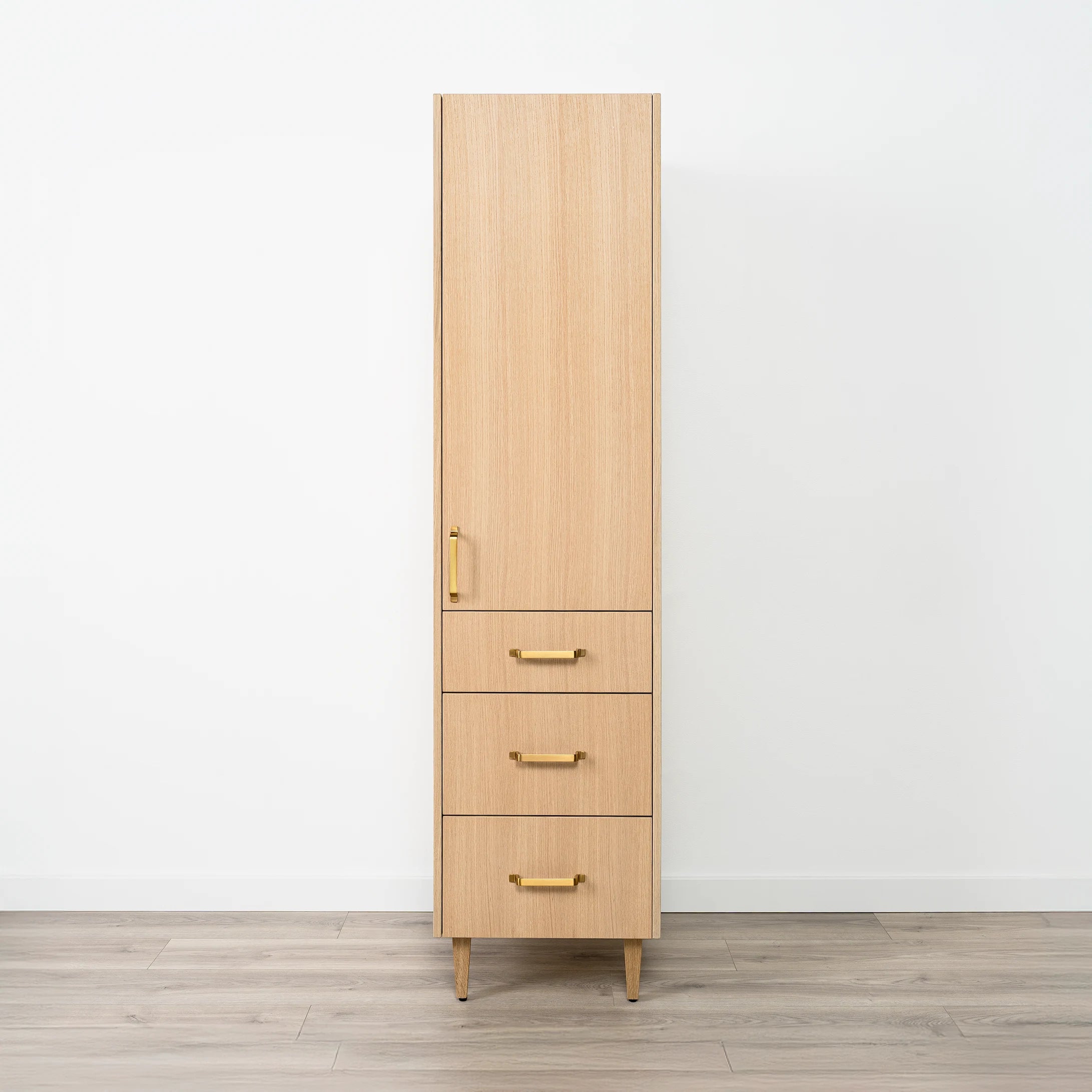 Ashbury Natural White Oak Linen Cabinet