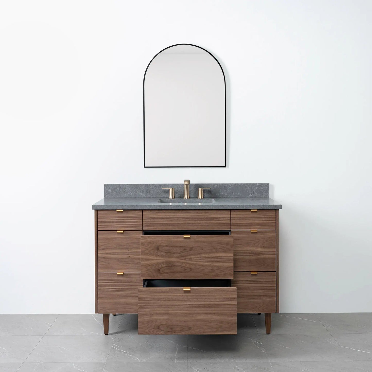 Asher 48", Teodor® Modern American Black Walnut Vanity Teodor Bathroom VanityCanada