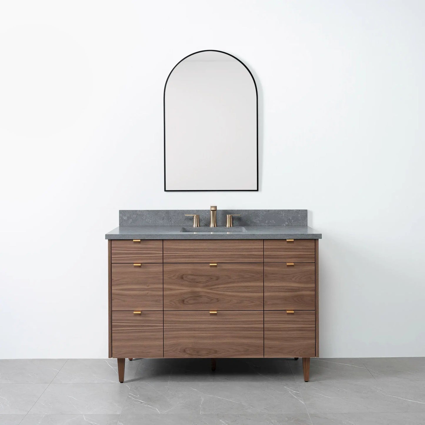 Asher 48", Teodor® Modern American Black Walnut Vanity Teodor Bathroom VanityCanada
