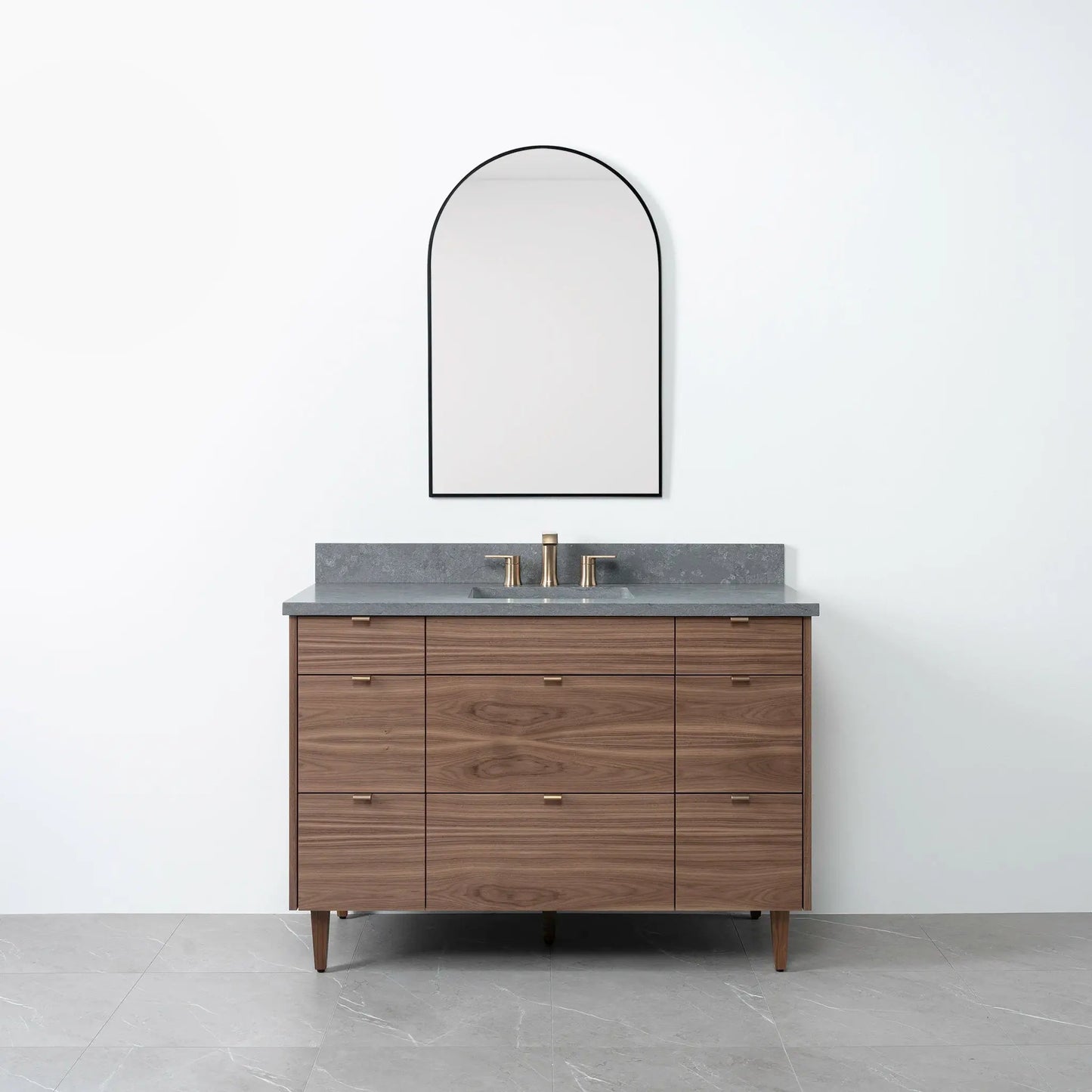 Asher 48", Teodor® Modern American Black Walnut Vanity Teodor Bathroom VanityCanada