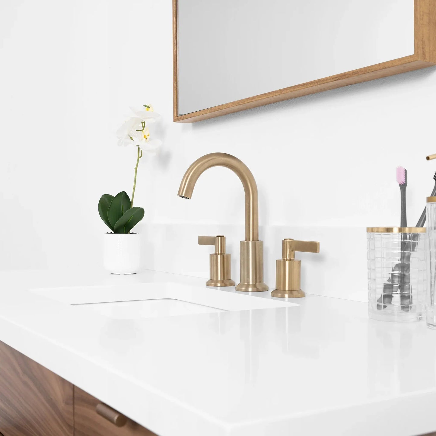 Asher SLIM, 48" Teodor® Modern American Black Walnut Vanity Teodor Bathroom VanityCanada