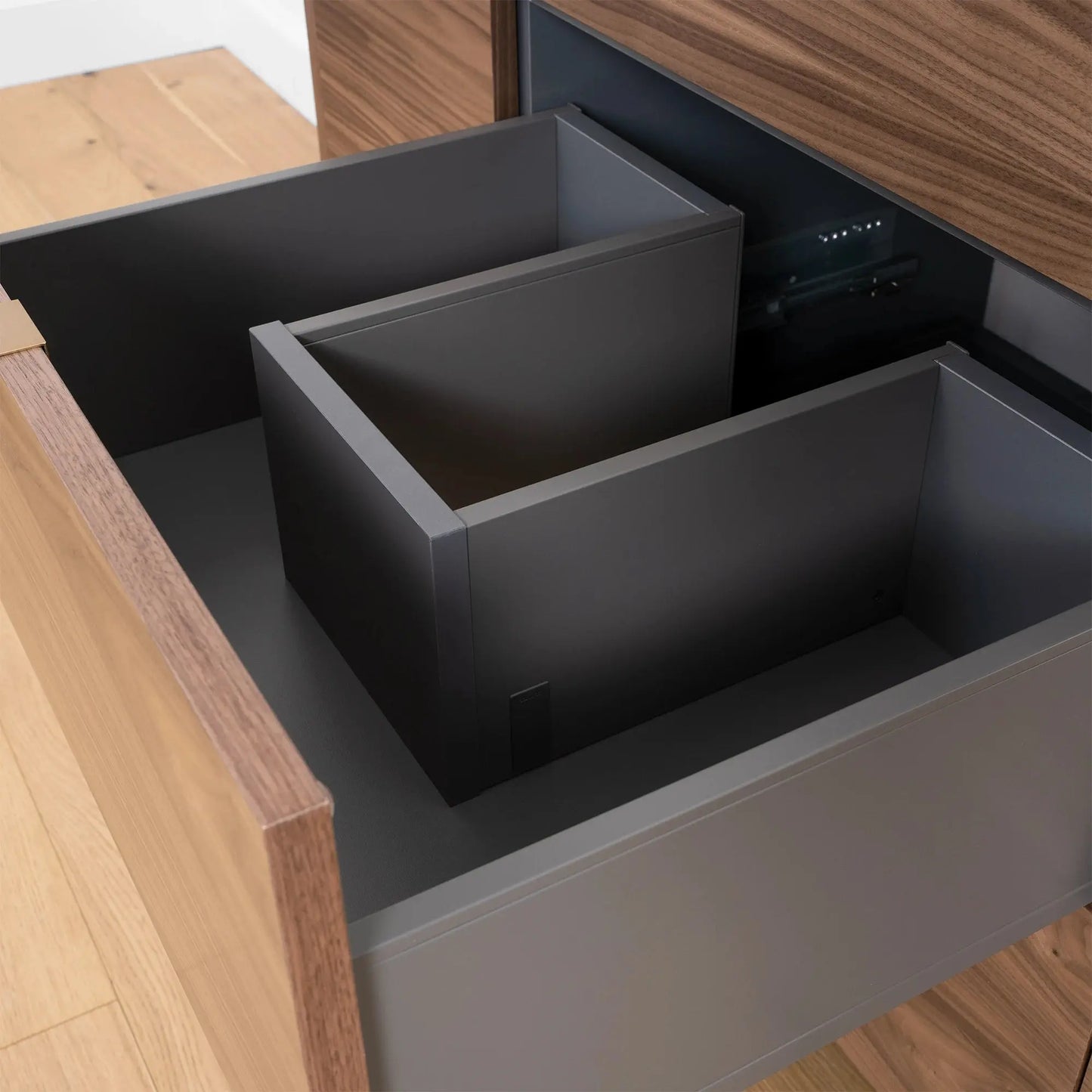 Asher SLIM, 48" Teodor® Modern American Black Walnut Vanity Teodor Bathroom VanityCanada