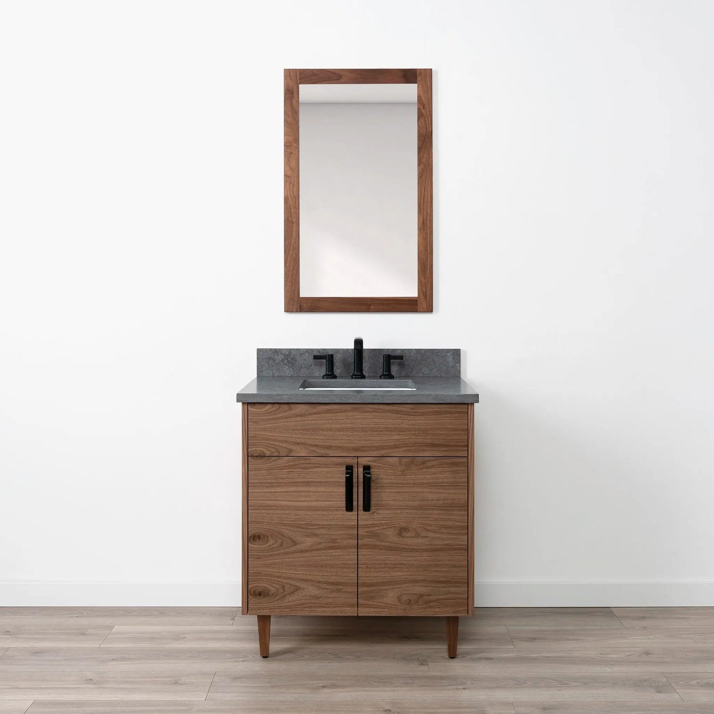 Austin SLIM 30" American Black Walnut Bathroom Vanity Teodor Bathroom Vanity Canada