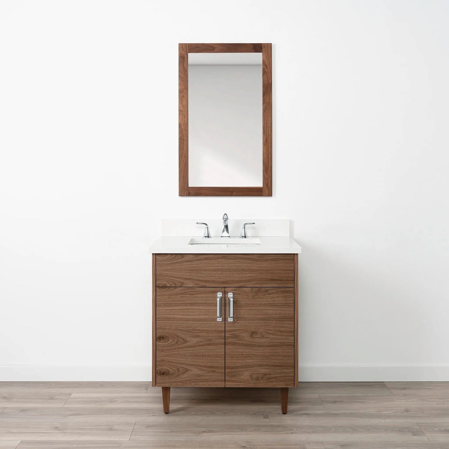 Austin SLIM 30" American Black Walnut Bathroom Vanity Teodor Bathroom Vanity Canada