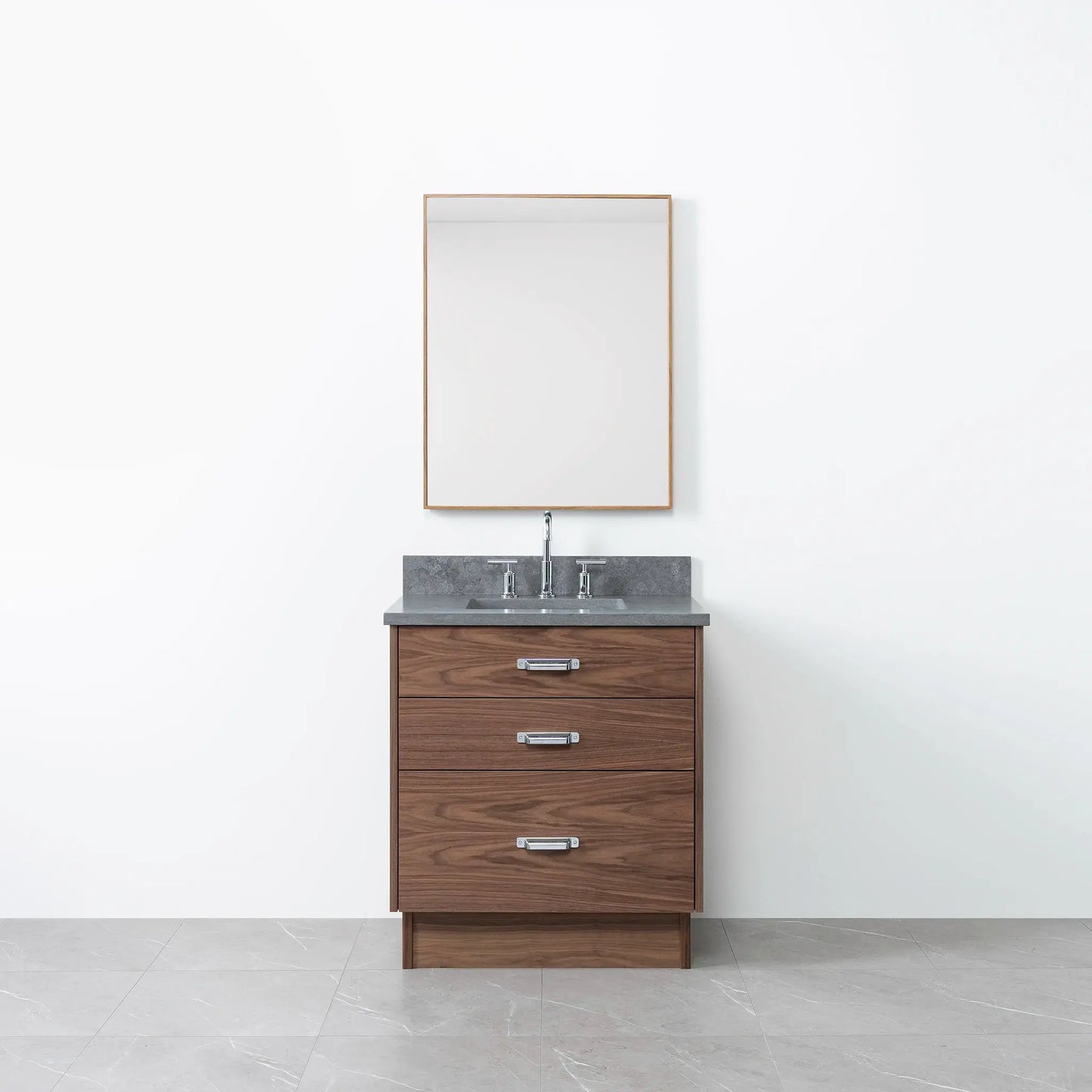 Austin 30", Teodor® Modern American Black Walnut Vanity Teodor