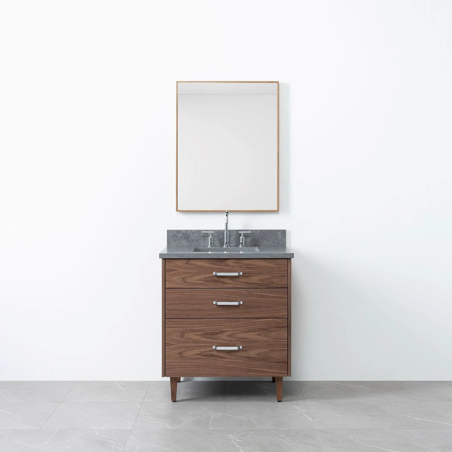 Austin 30", Teodor® Modern American Black Walnut Vanity Teodor