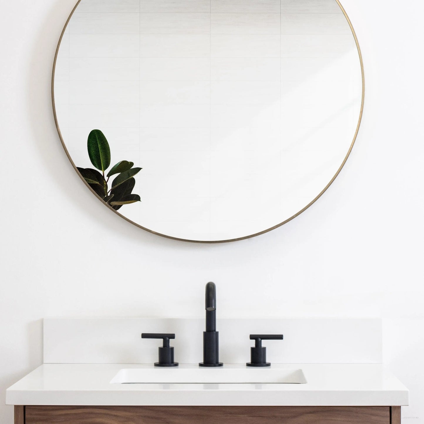Austin 30", Teodor® Modern Wall Mount American Black Walnut Vanity Teodor