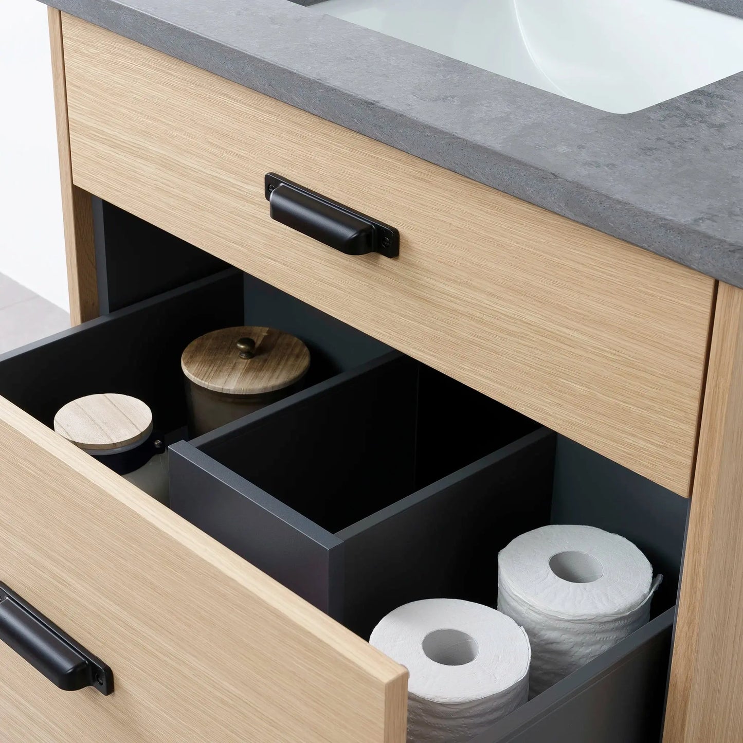 Austin 30", Teodor® Wall Mount Natural White Oak Vanity Teodor Bathroom VanityCanada
