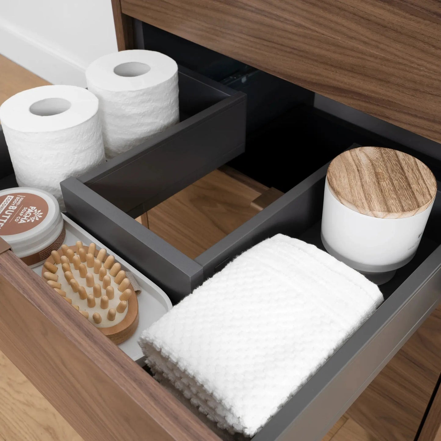 Austin SLIM, 24" Teodor® Modern American Black Walnut Vanity Teodor Bathroom VanityCanada