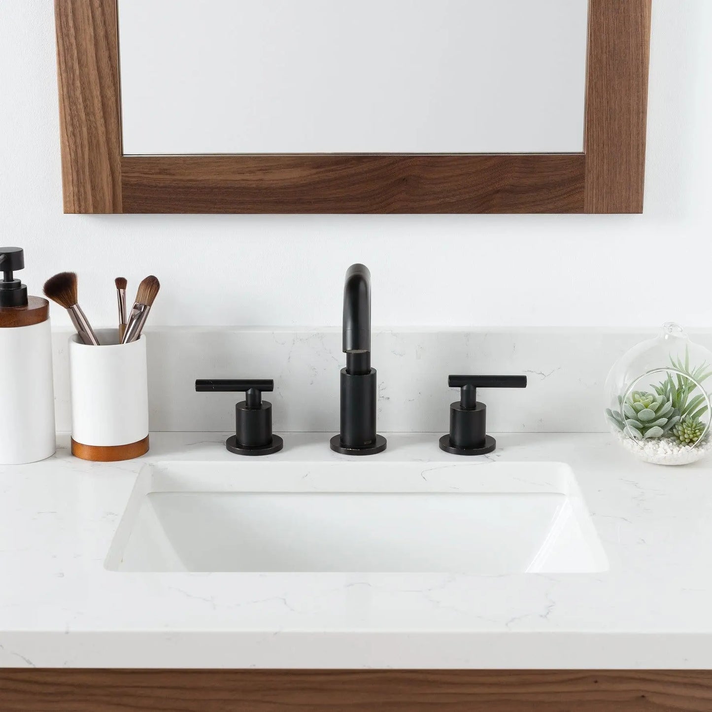 Austin SLIM, 30" Teodor® Modern Wall Mount American Black Walnut Vanity Teodor Bathroom VanityCanada