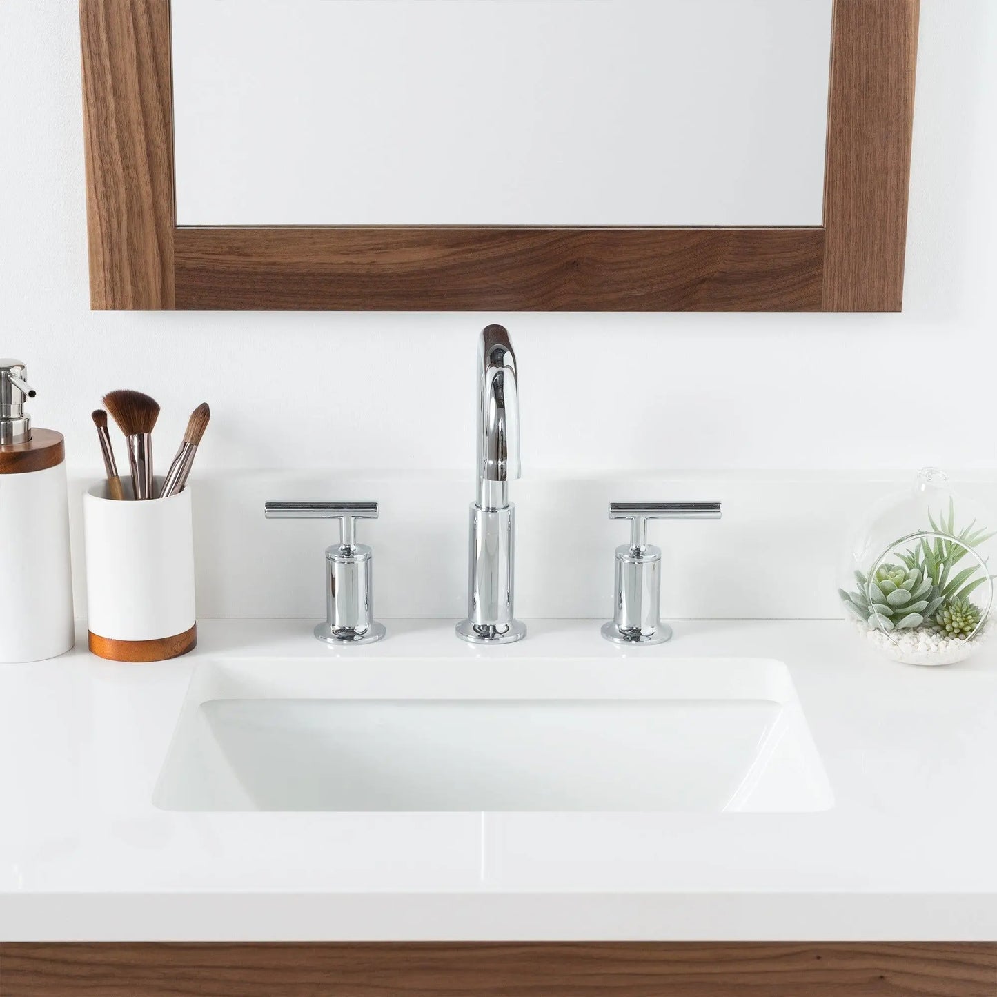Austin SLIM, 30" Teodor® Modern Wall Mount American Black Walnut Vanity Teodor Bathroom VanityCanada