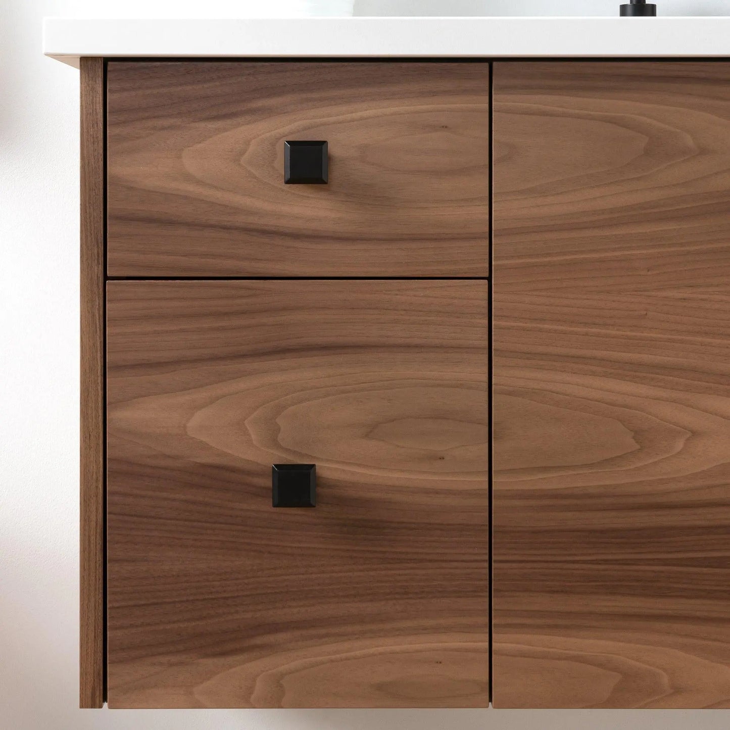 Austin SLIM, 48" Teodor® Modern Wall Mount American Black Walnut Vanity Teodor Bathroom VanityCanada