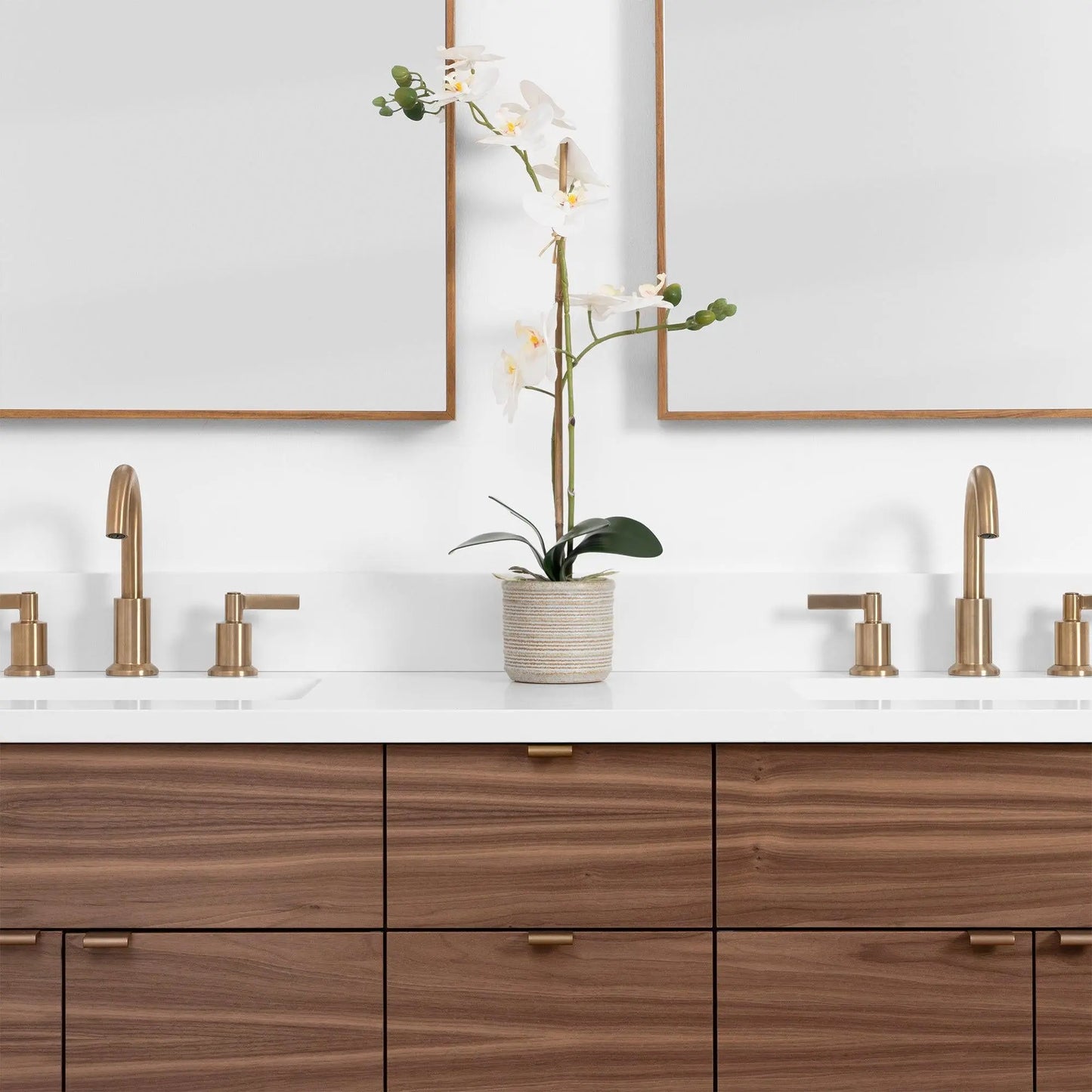 Austin SLIM, 60" Teodor® Modern American Black Walnut Vanity, Double Sink Teodor Bathroom VanityCanada