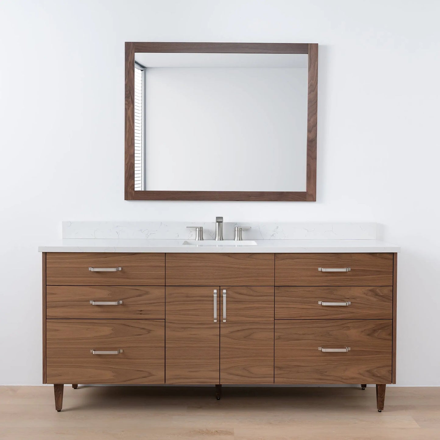 Austin SLIM, 72" Teodor® Modern American Black Walnut Vanity Teodor Bathroom VanityCanada