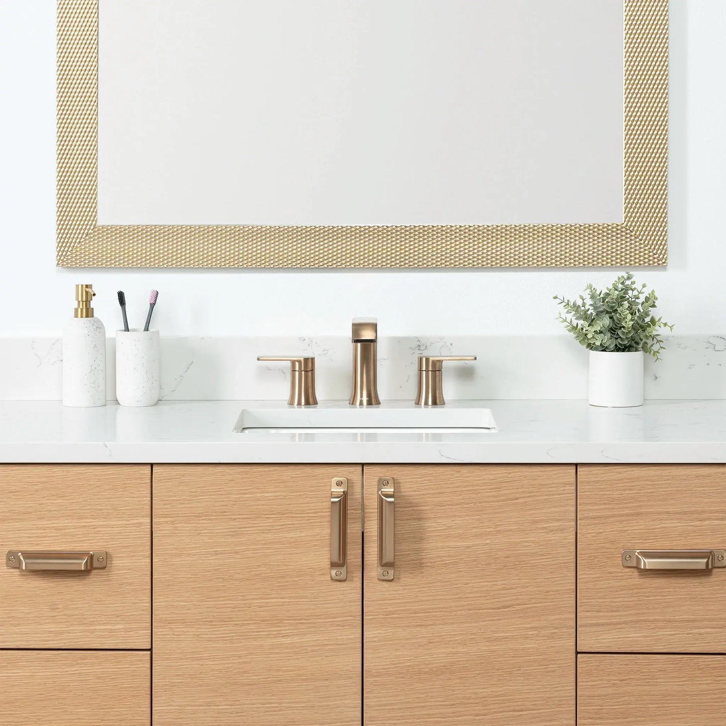 Ashbury SLIM 48" Wall Mount Natural White Oak Bathroom Vanity Teodor Bathroom Vanity Canada