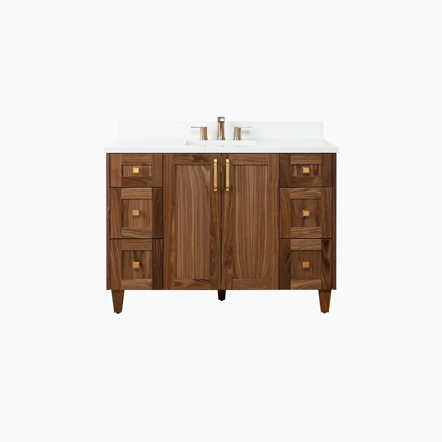 Bridgeport SLIM 48" American Black Walnut Bathroom Vanity Teodor Bathroom Vanity Canada