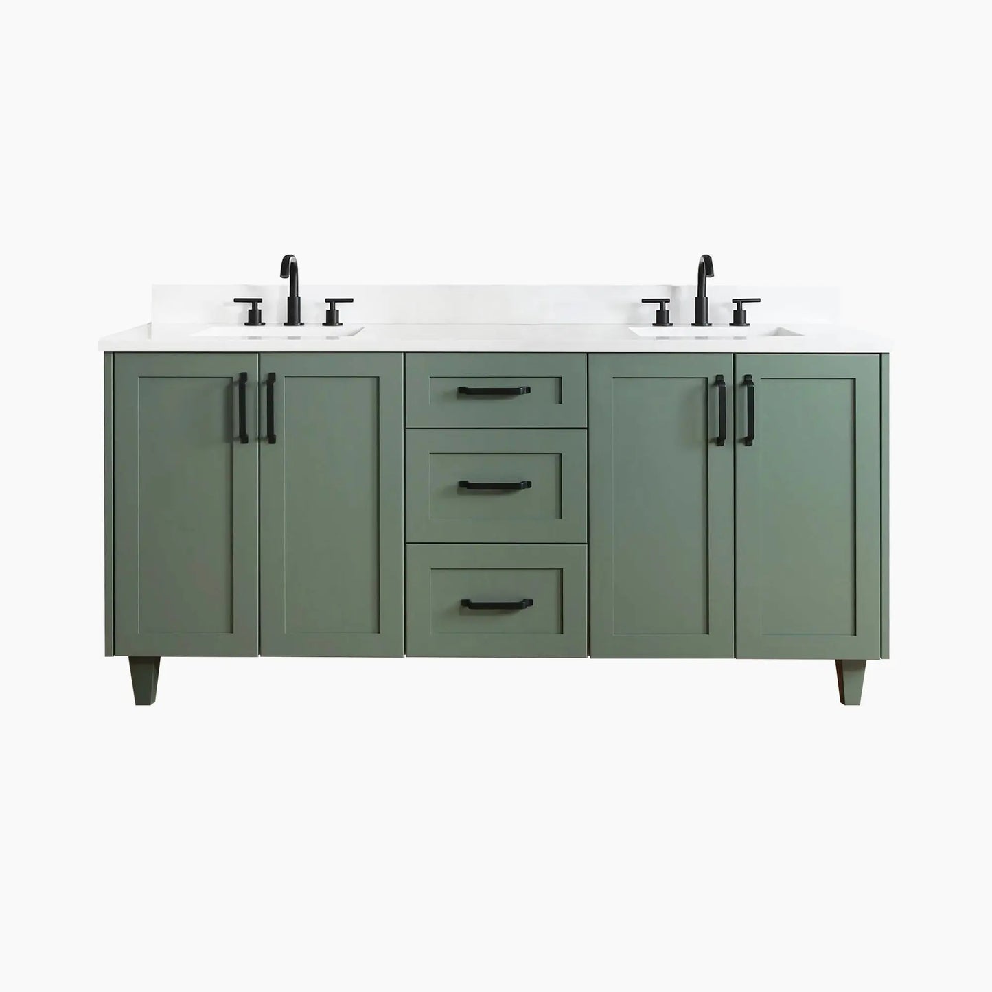 Bridgeport SLIM 72" Sage Green Bathroom Vanity, Double Sink Teodor Bathroom Vanity Canada