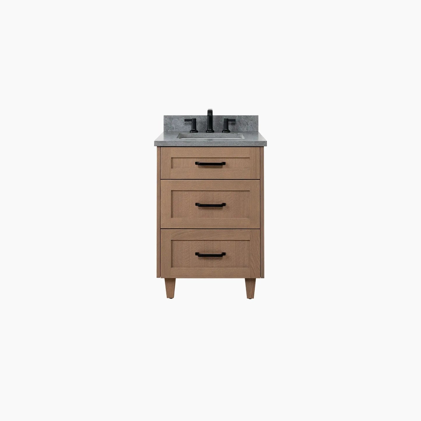 Bridgeport SLIM 24" Almond Coast Bathroom Vanity - All Drawers Teodor Bathroom Vanity Canada