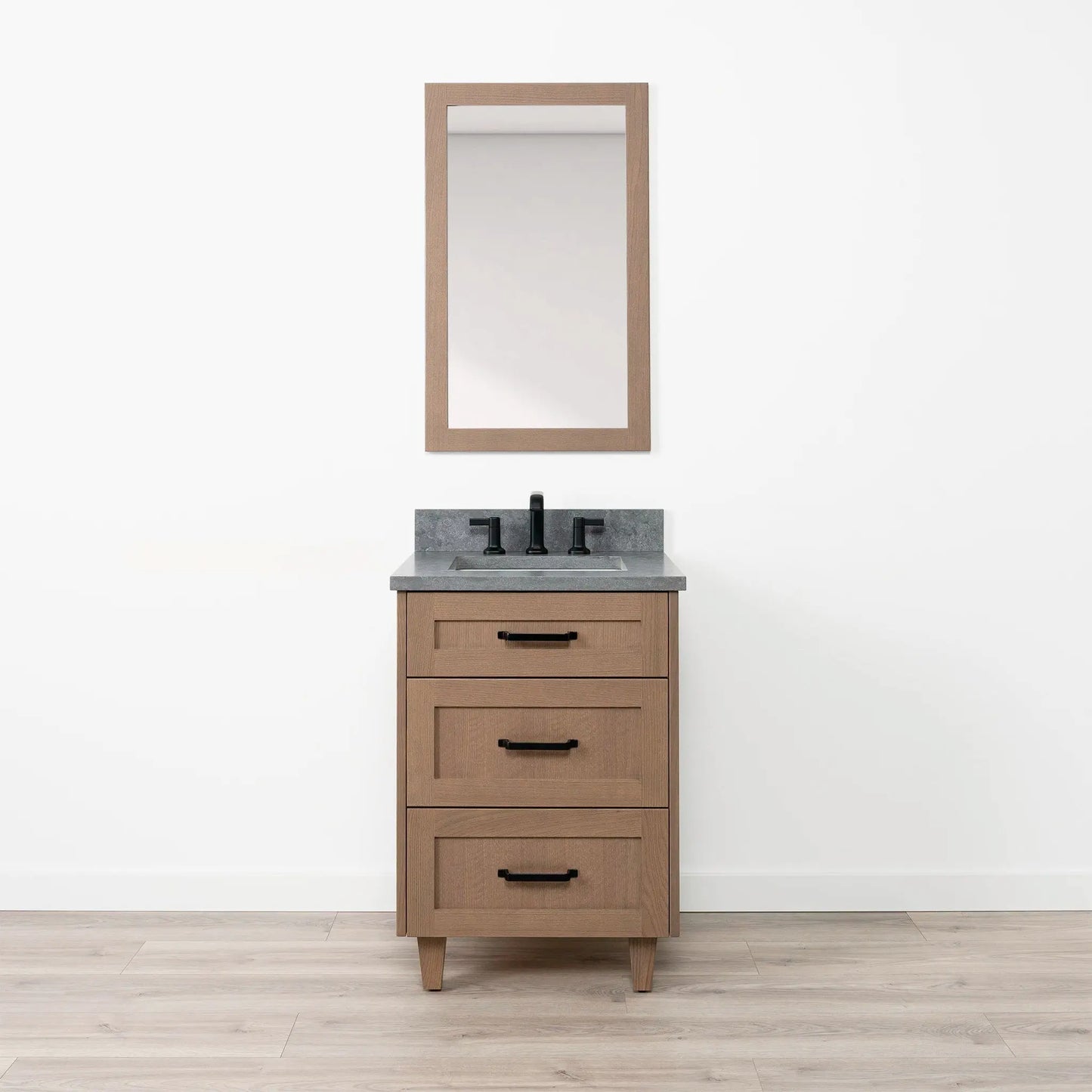 Bridgeport SLIM 24" Almond Coast Bathroom Vanity - All Drawers Teodor Bathroom Vanity Canada