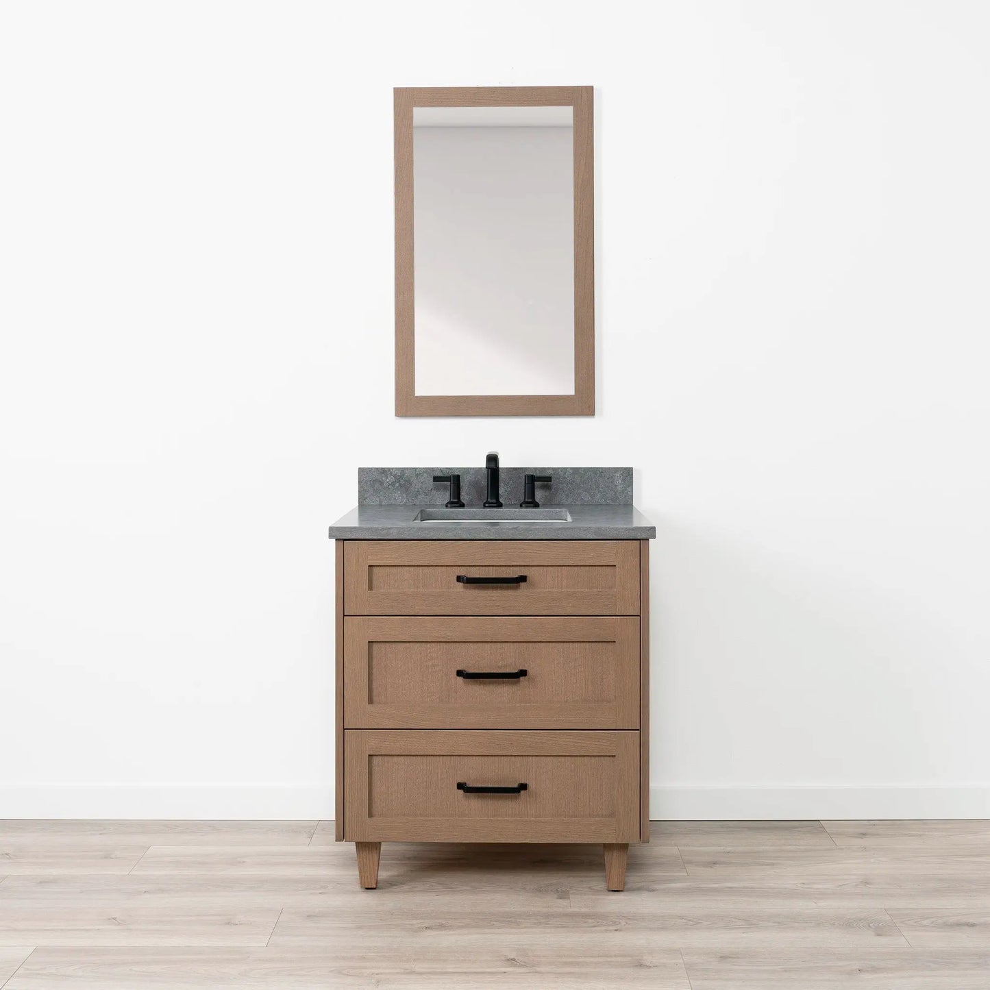 Bridgeport SLIM 30" Almond Coast Bathroom Vanity - All Drawers Teodor Bathroom Vanity Canada
