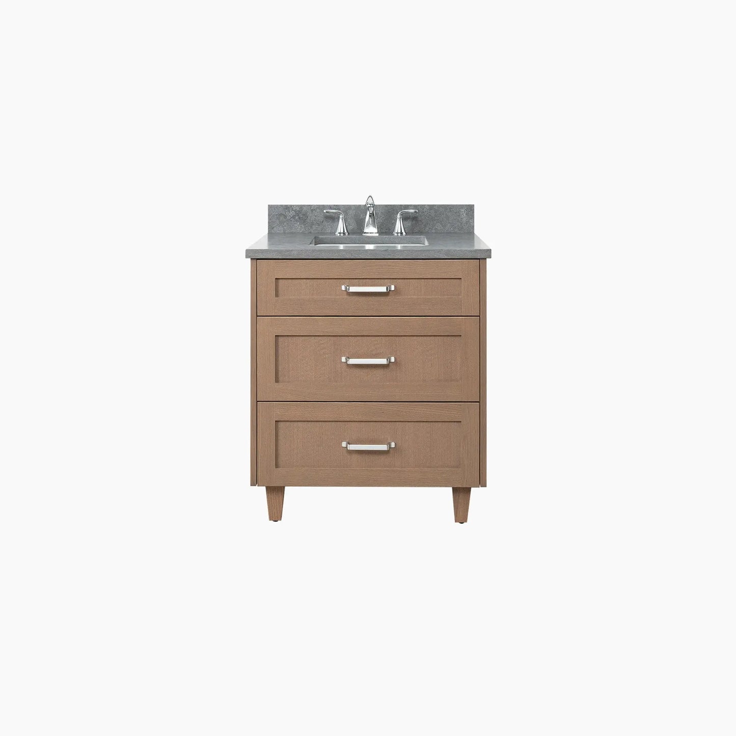 Bridgeport SLIM 30" Almond Coast Bathroom Vanity - All Drawers Teodor Bathroom Vanity Canada