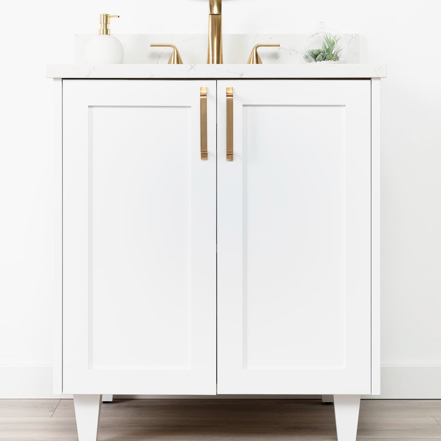 Bridgeport 30" Satin White Bathroom Vanity