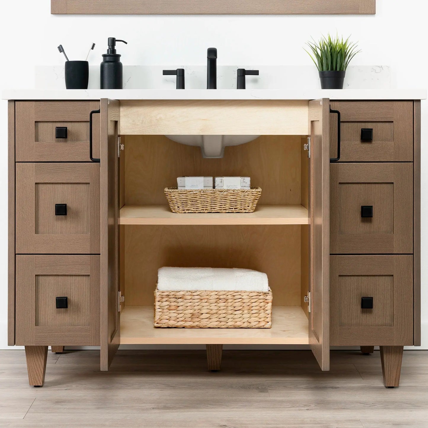 Bridgeport SLIM 48" Almond Coast Bathroom Vanity Teodor Bathroom Vanity Canada