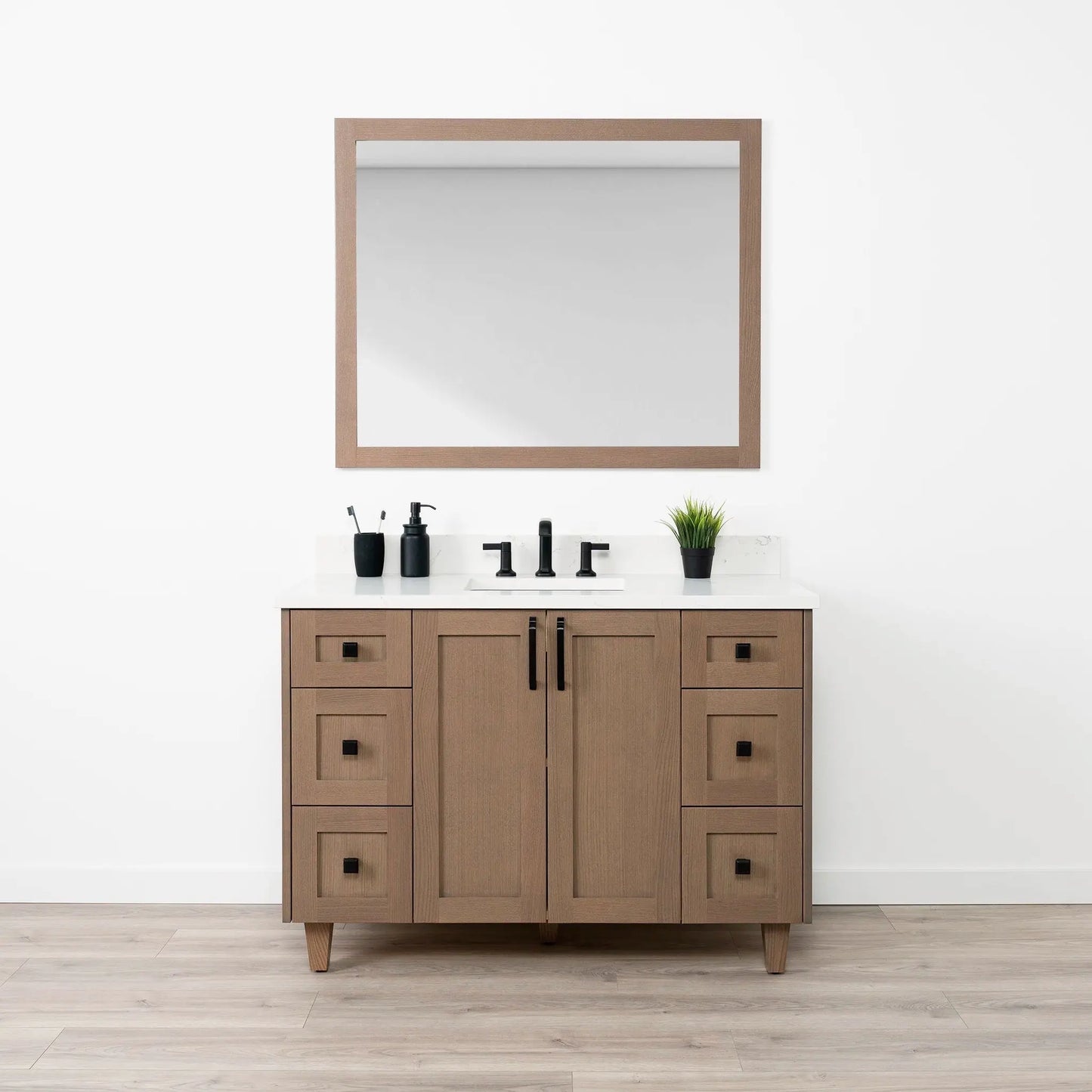 Bridgeport SLIM 48" Almond Coast Bathroom Vanity Teodor Bathroom Vanity Canada