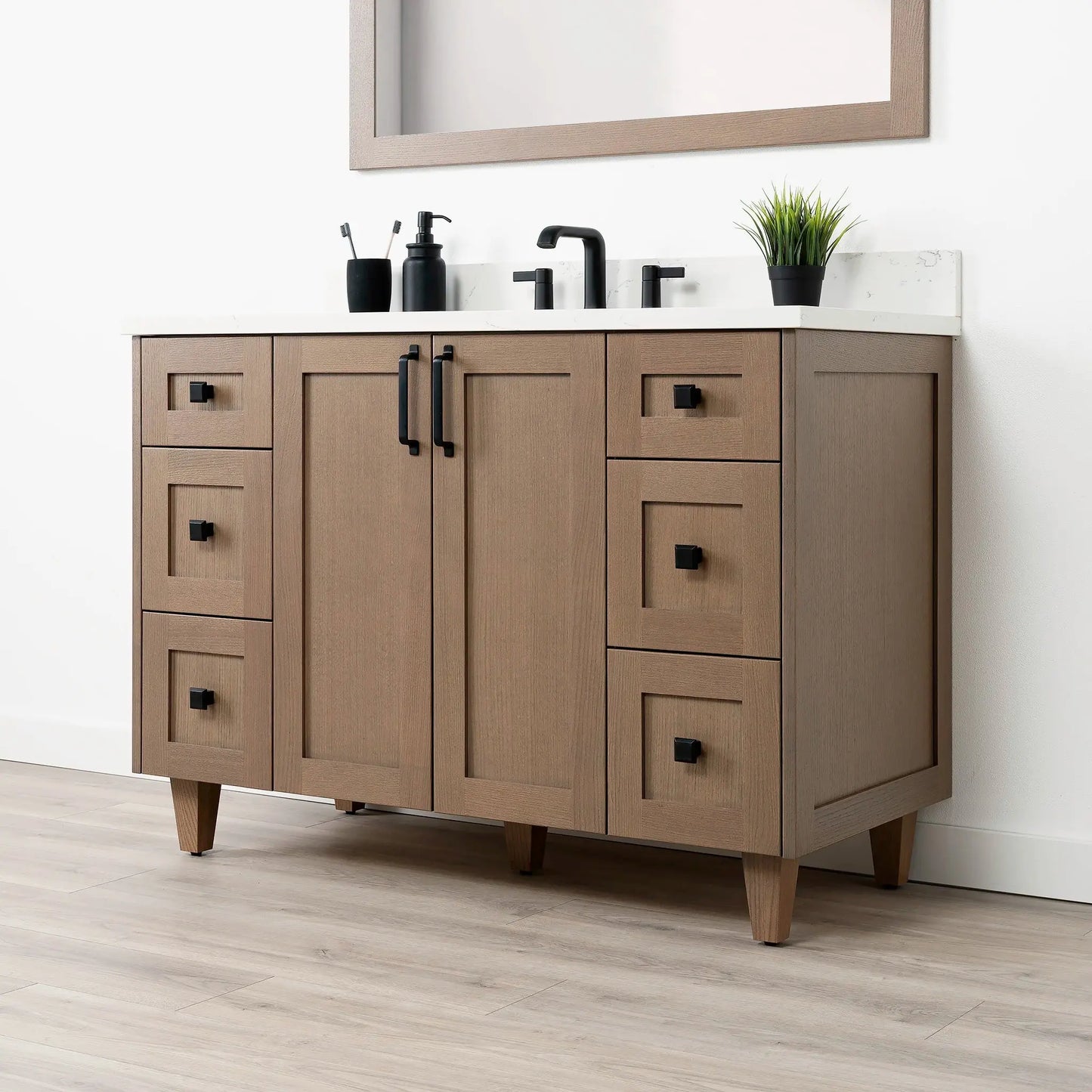 Bridgeport SLIM 48" Almond Coast Bathroom Vanity Teodor Bathroom Vanity Canada