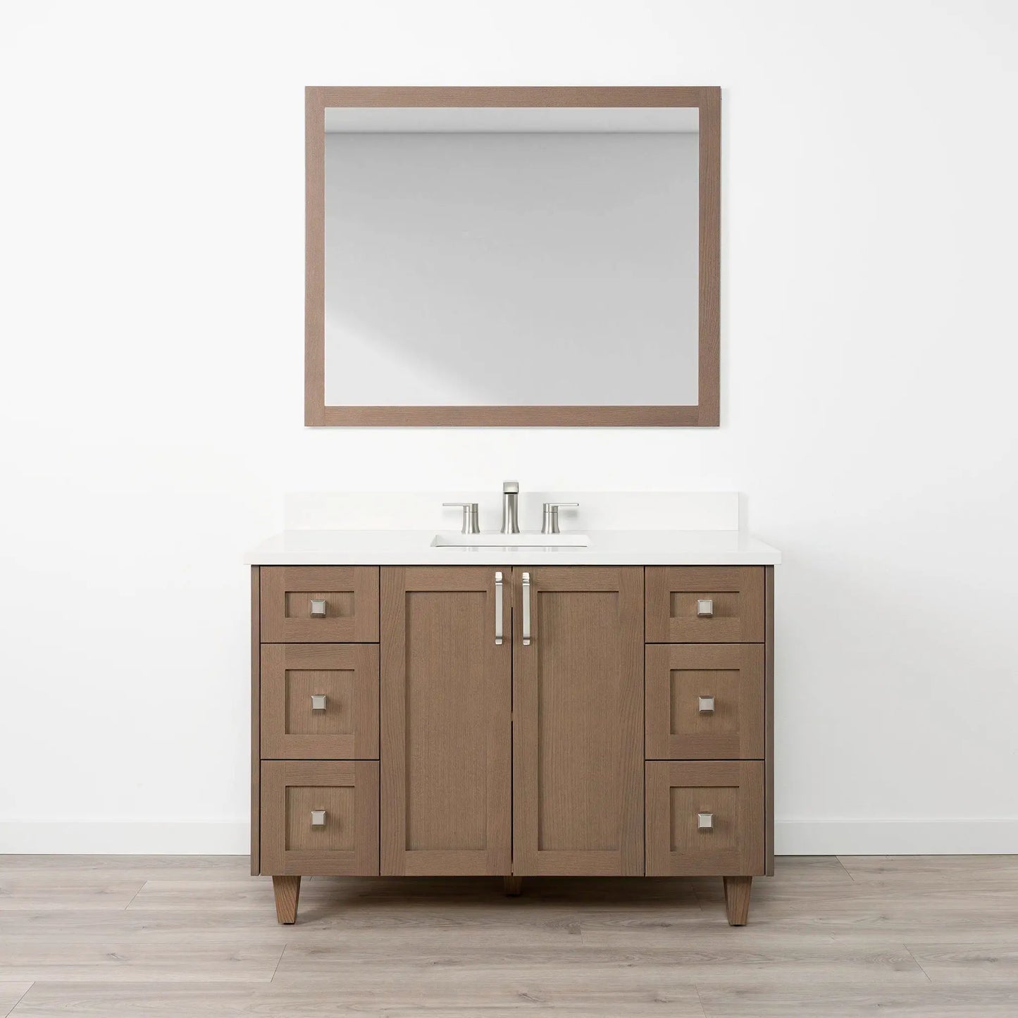 Bridgeport SLIM 48" Almond Coast Bathroom Vanity Teodor Bathroom Vanity Canada