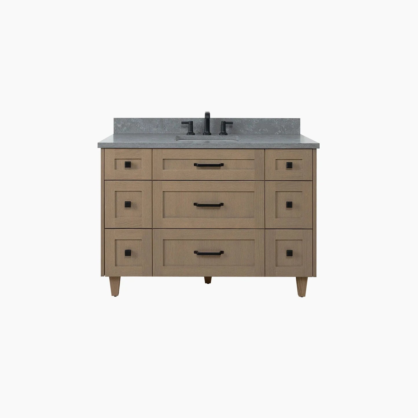 Bridgeport SLIM 48" Almond Coast Bathroom Vanity - All Drawers Teodor Bathroom Vanity Canada