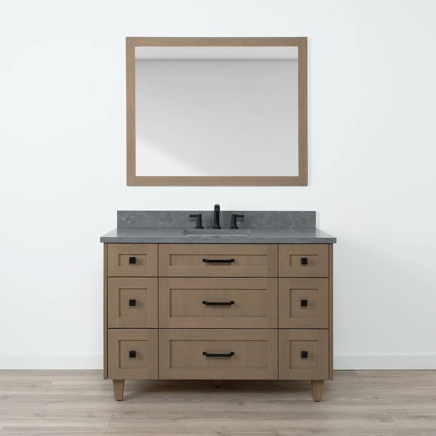 Bridgeport SLIM 48" Almond Coast Bathroom Vanity - All Drawers Teodor Bathroom Vanity Canada