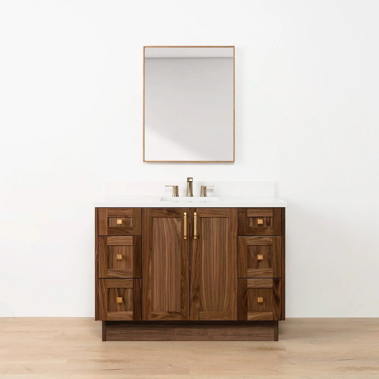 Bridgeport SLIM 48" American Black Walnut Bathroom Vanity Teodor Bathroom Vanity Canada