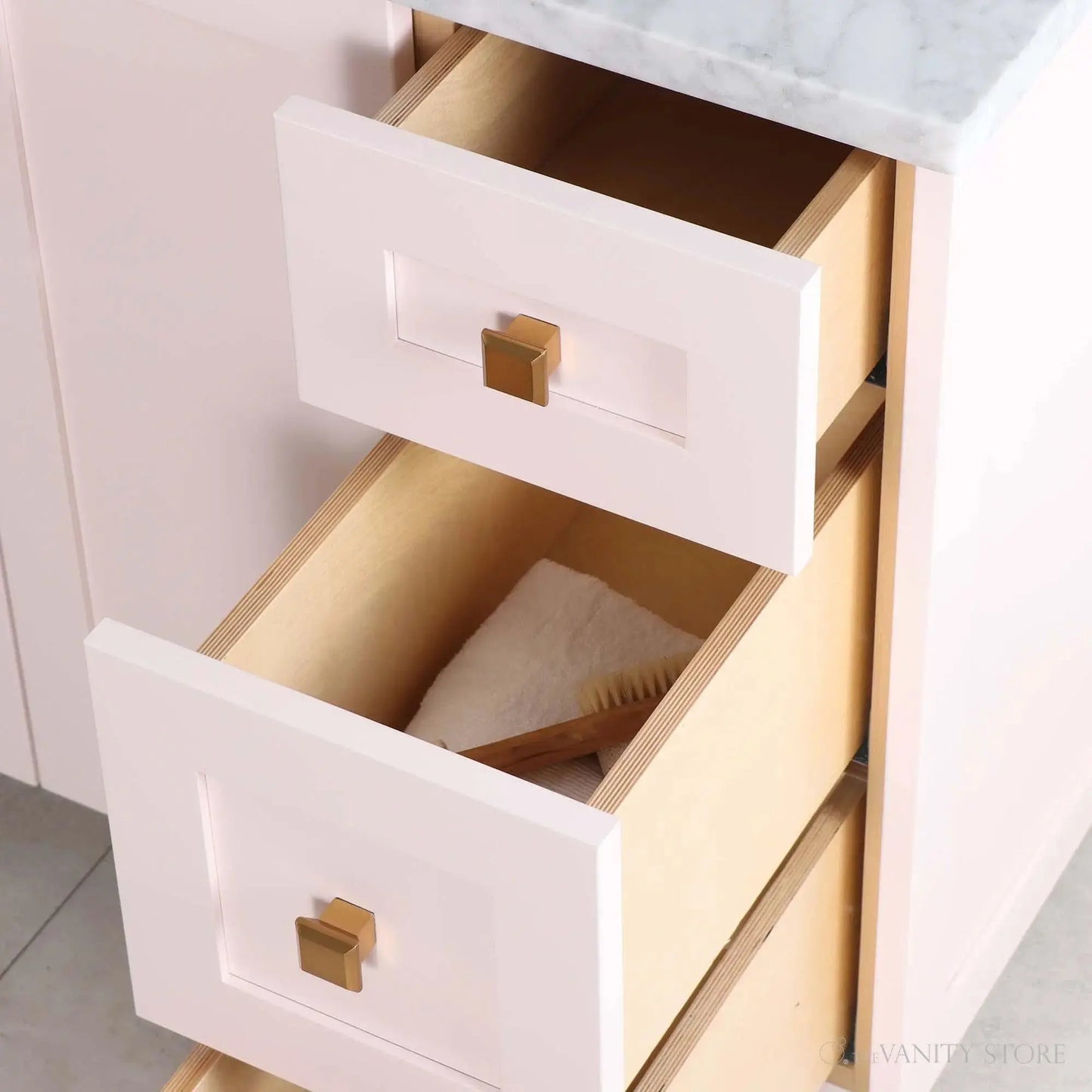 Bridgeport SLIM 48" Champagne Pink Bathroom Vanity Teodor Bathroom Vanity Canada