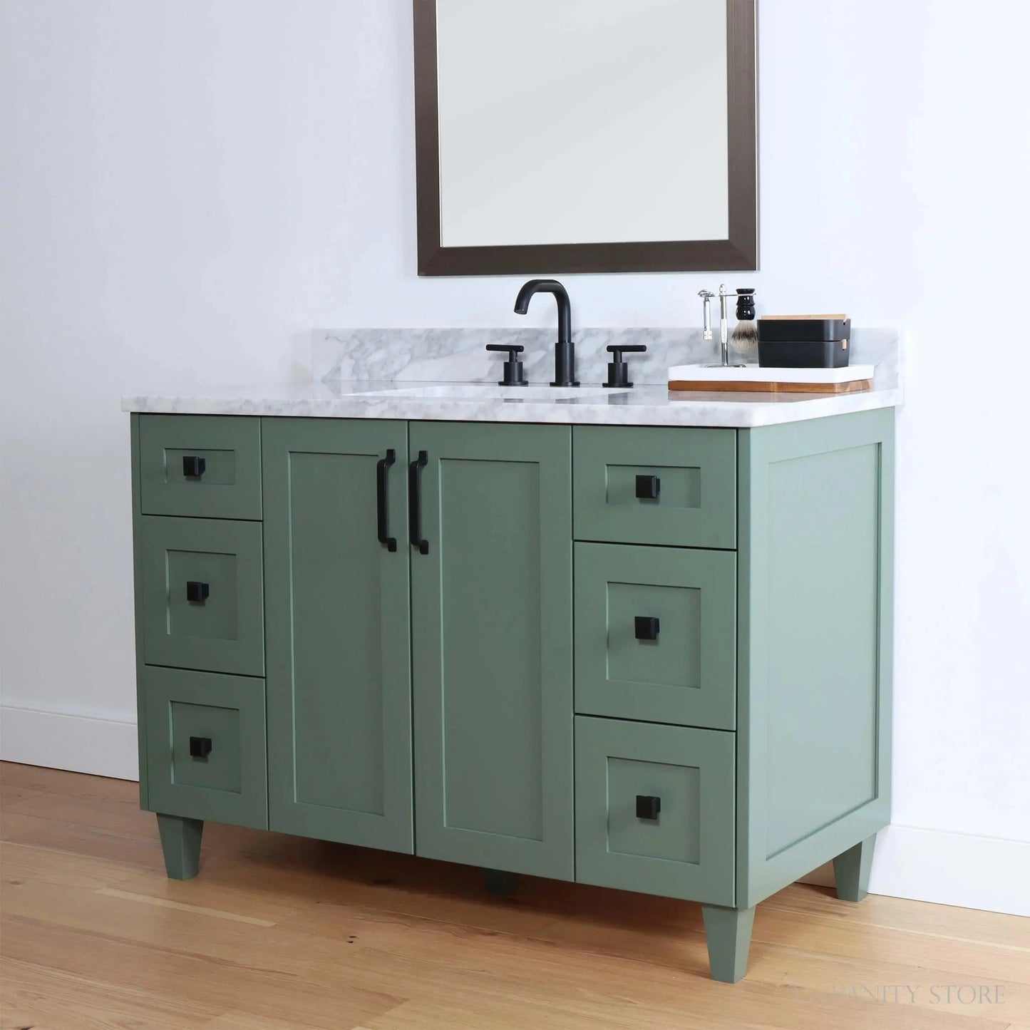 Bridgeport SLIM 48" Sage Green Bathroom Vanity Teodor Bathroom Vanity Canada