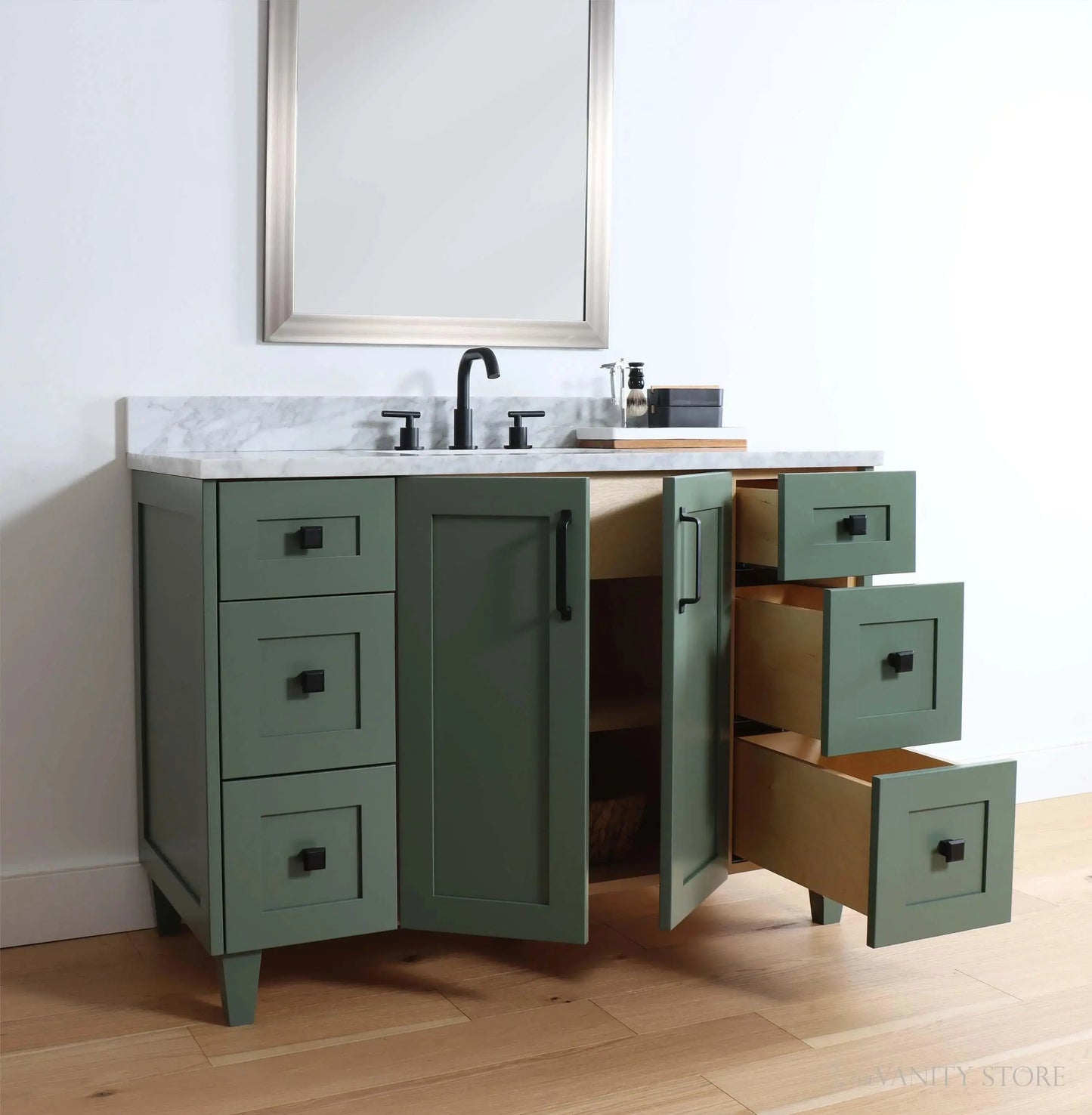 Bridgeport SLIM 48" Sage Green Bathroom Vanity Teodor Bathroom Vanity Canada
