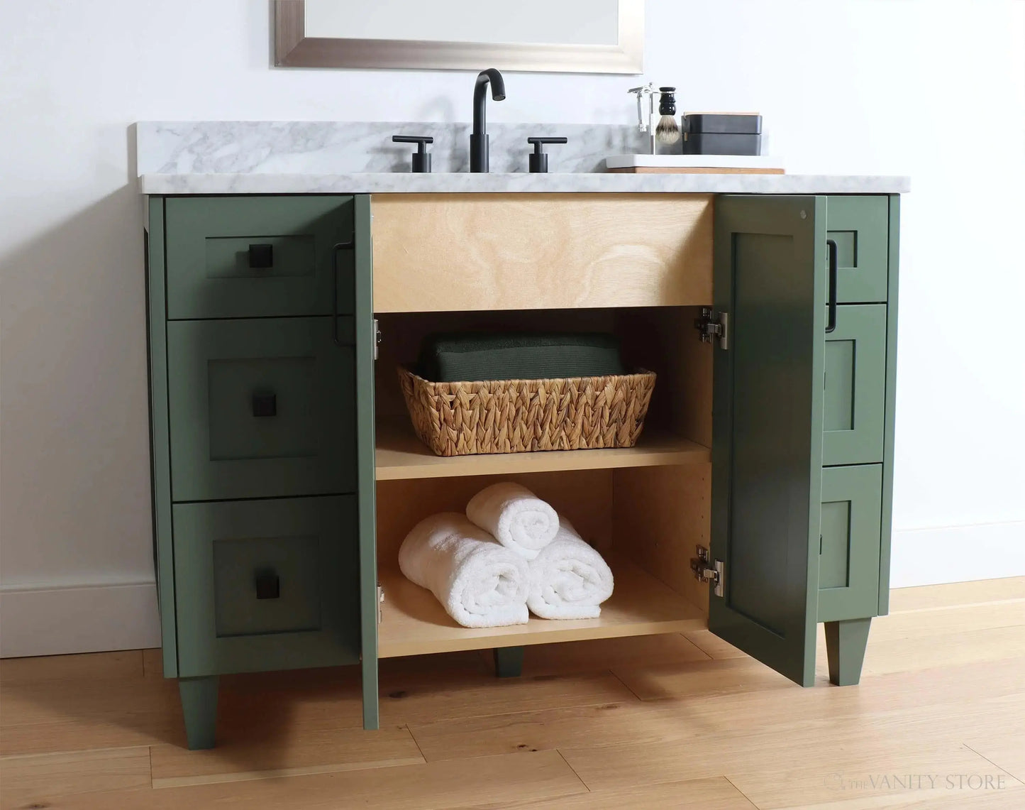 Bridgeport SLIM 48" Sage Green Bathroom Vanity Teodor Bathroom Vanity Canada