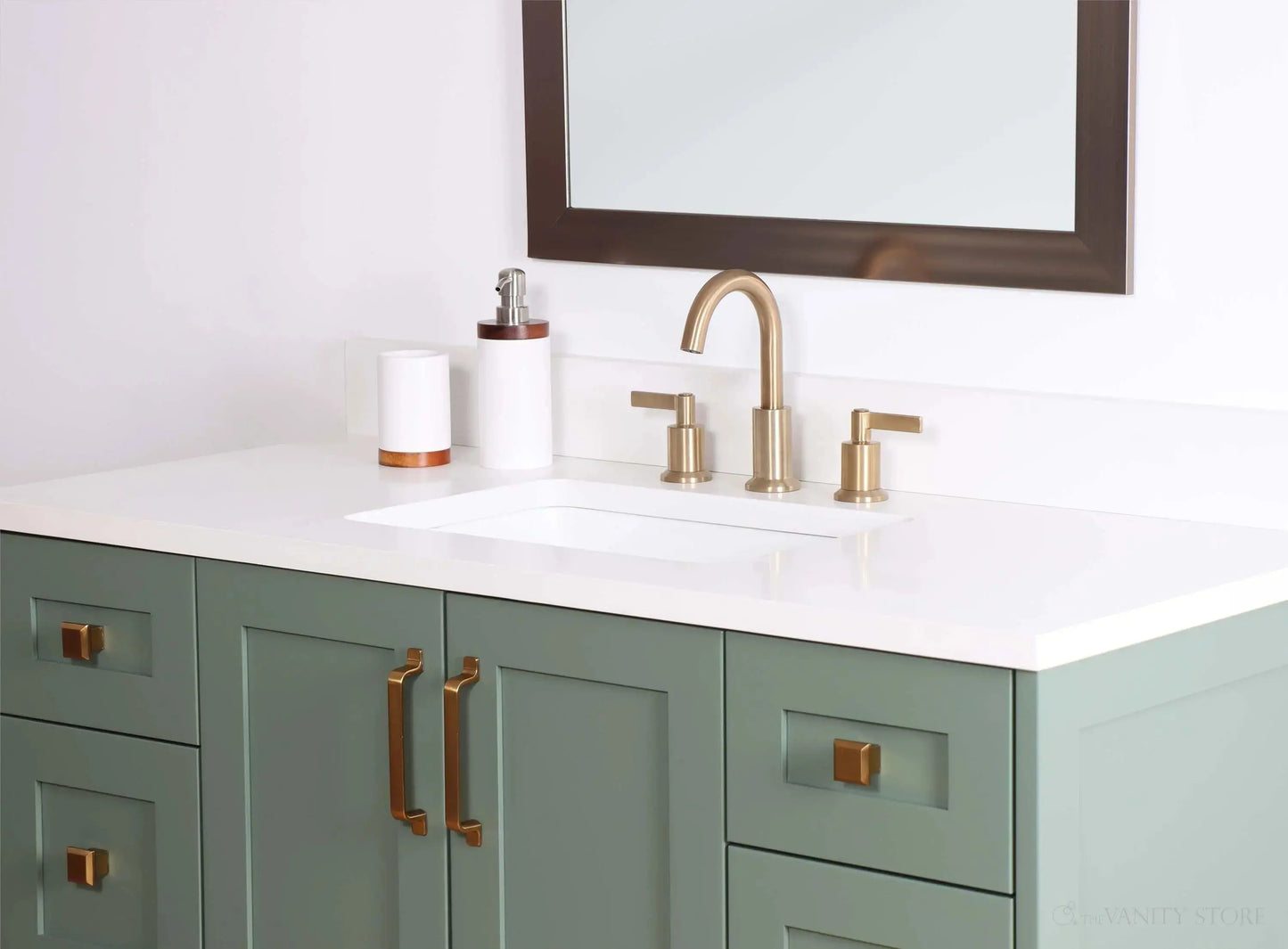 Bridgeport SLIM 48" Sage Green Bathroom Vanity Teodor Bathroom Vanity Canada