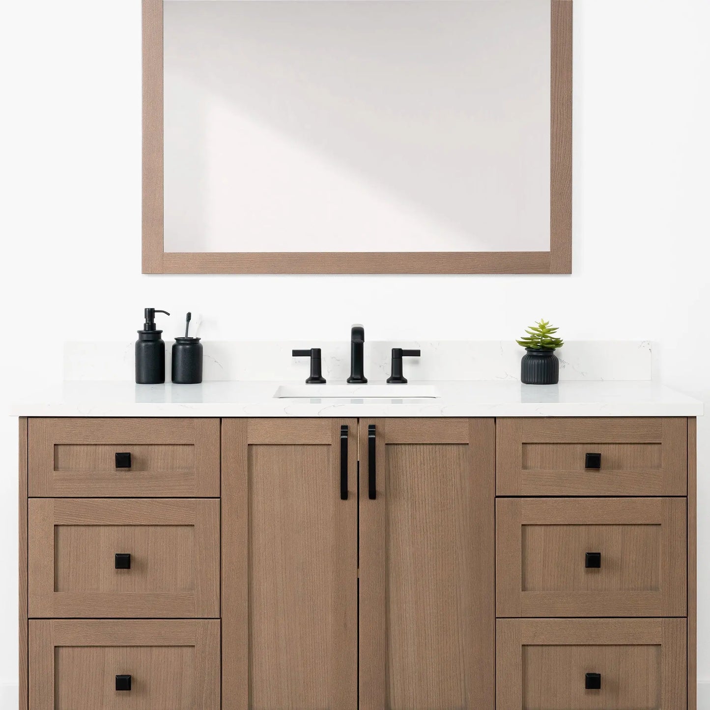 Bridgeport SLIM 60" Almond Coast Bathroom Vanity Teodor Bathroom Vanity Canada