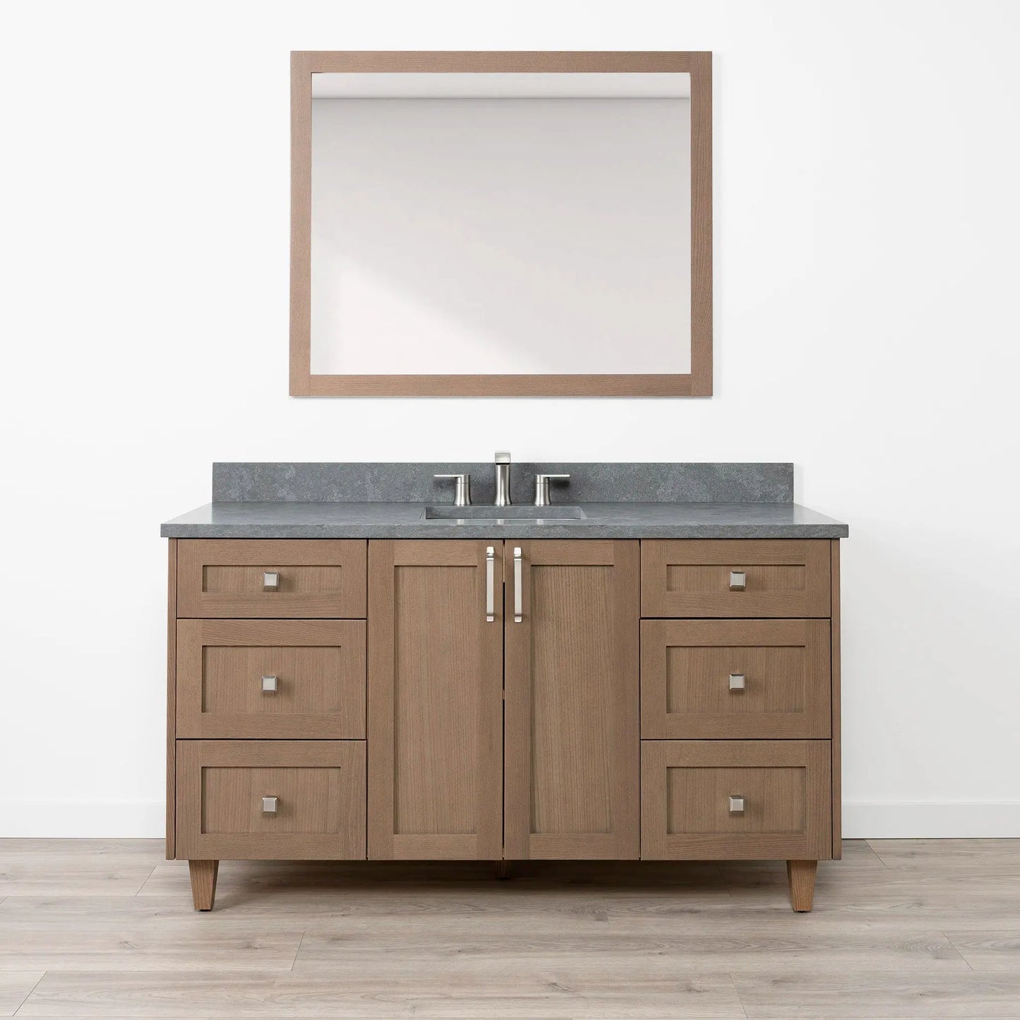 Bridgeport SLIM 60" Almond Coast Bathroom Vanity Teodor Bathroom Vanity Canada