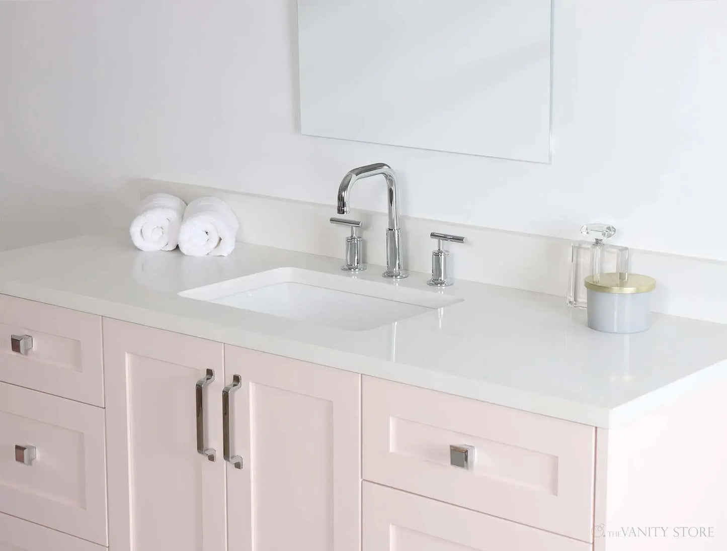 Bridgeport SLIM 60" Champagne Pink Bathroom Vanity Teodor Bathroom Vanity Canada